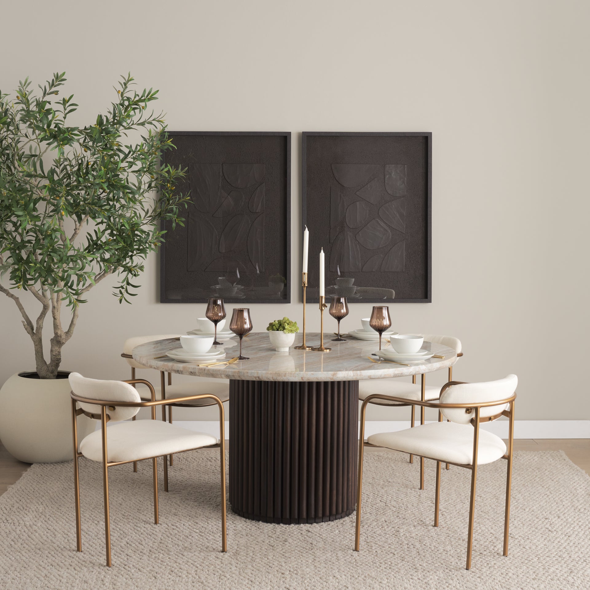 Parker Fabric Dining Armchair