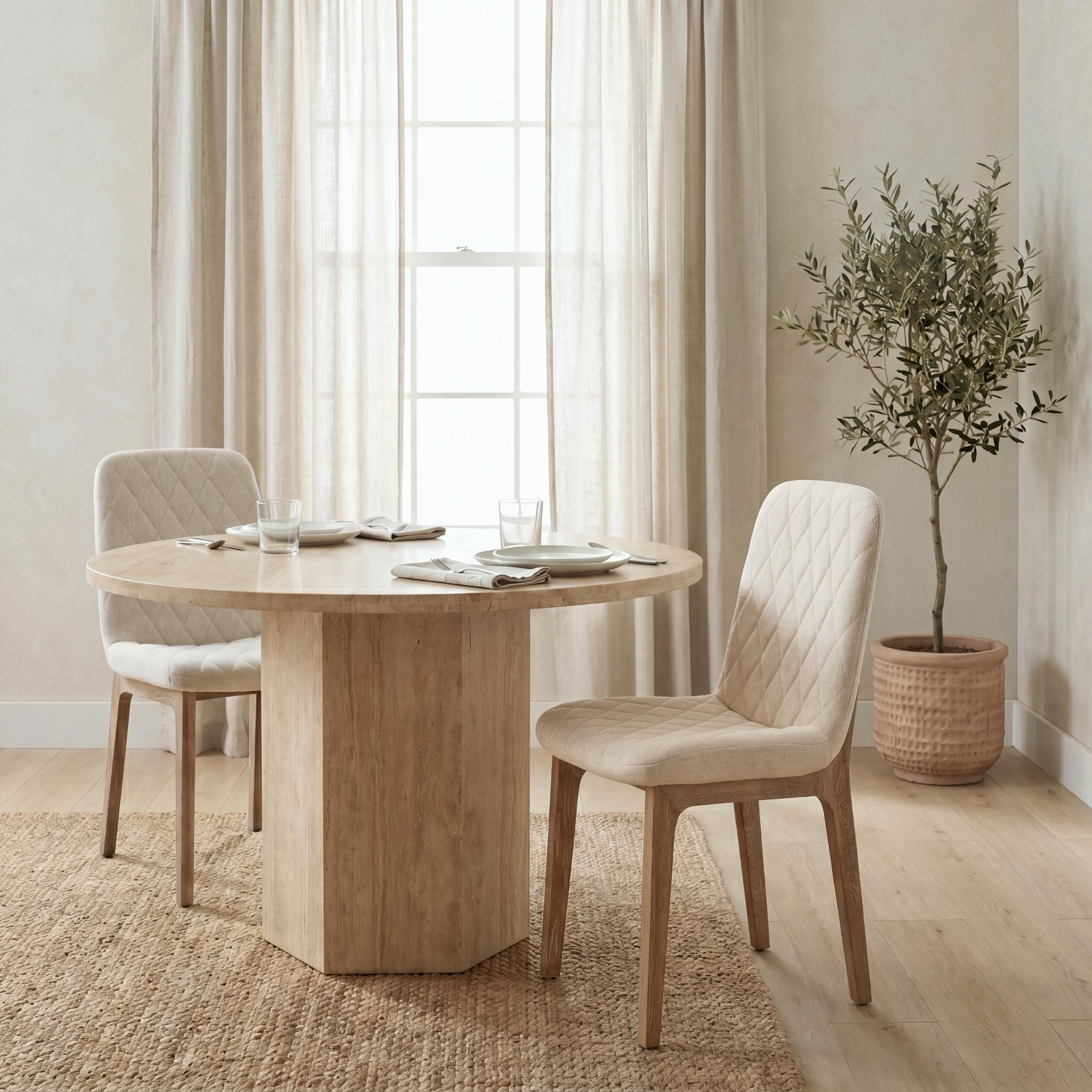 David Fabric Dining Chair