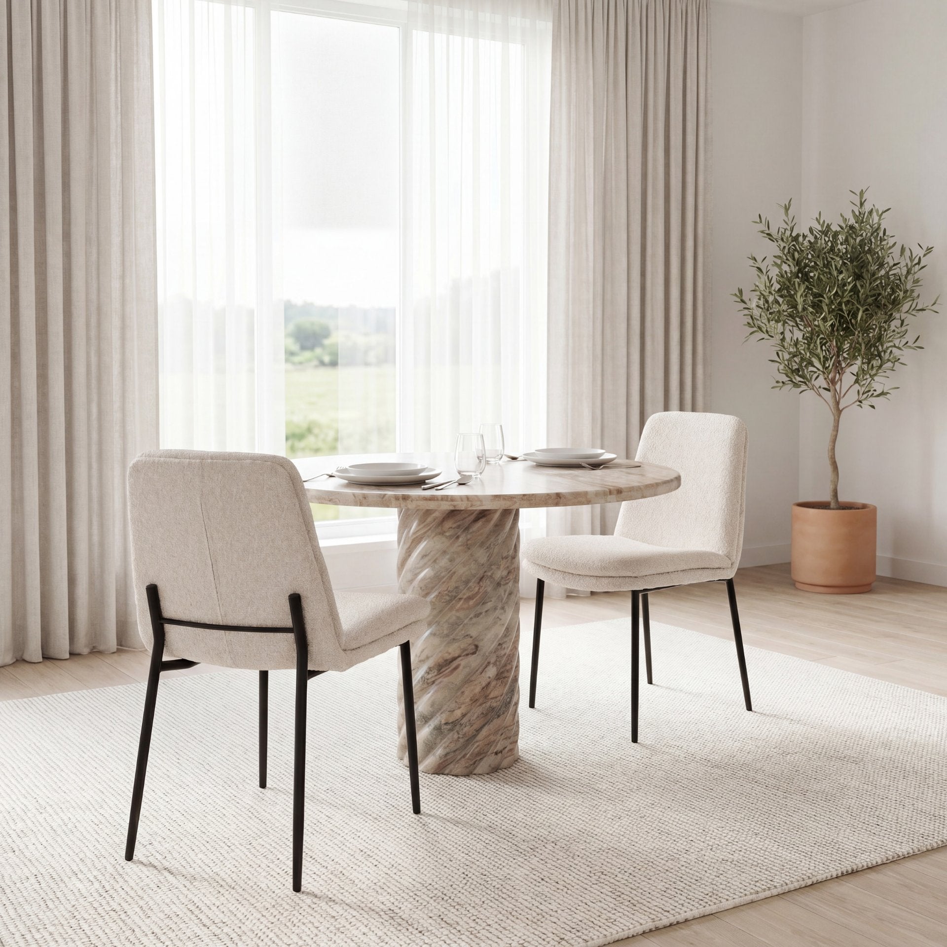 Eve Fabric Dining Chair