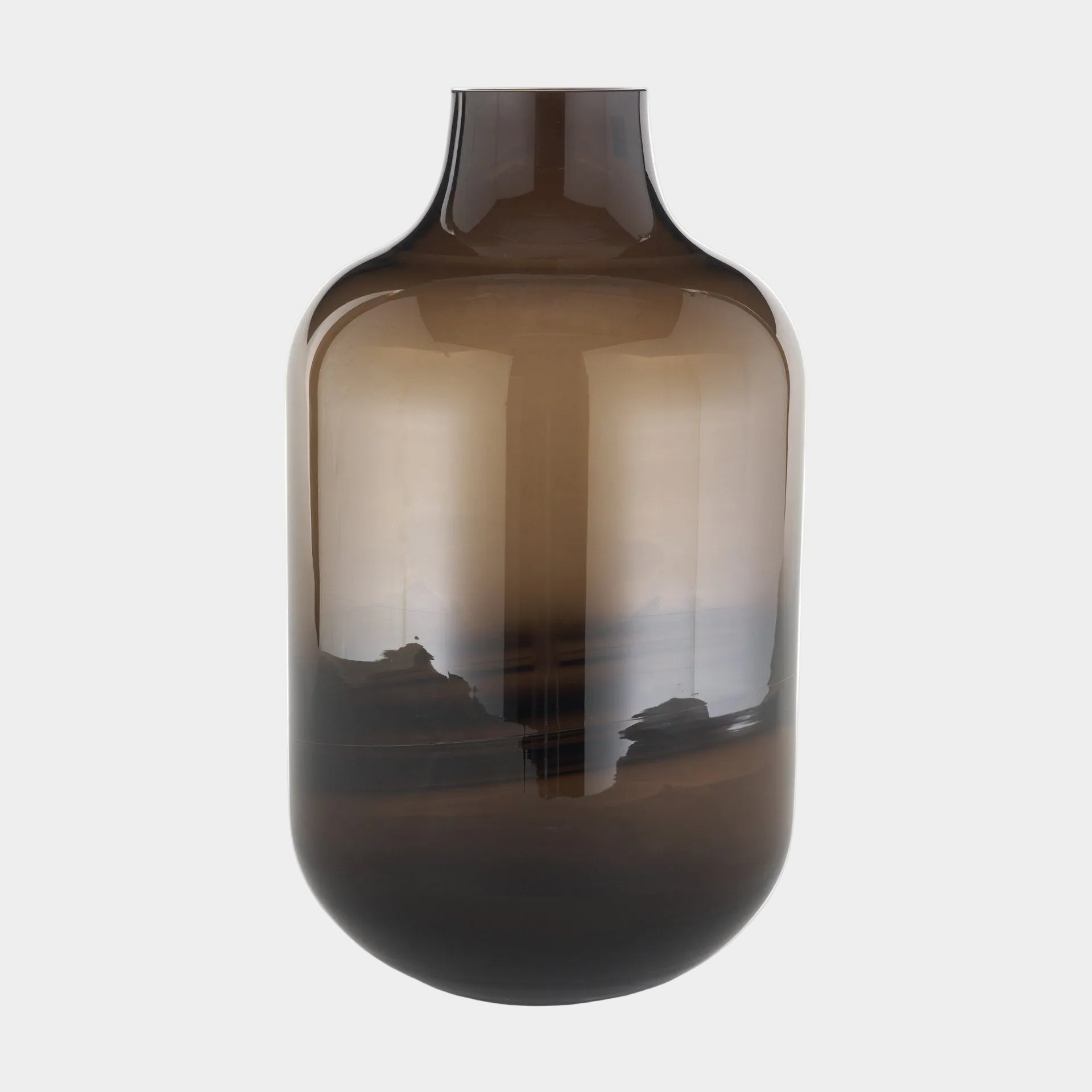 Aurel Brown Glass Vase