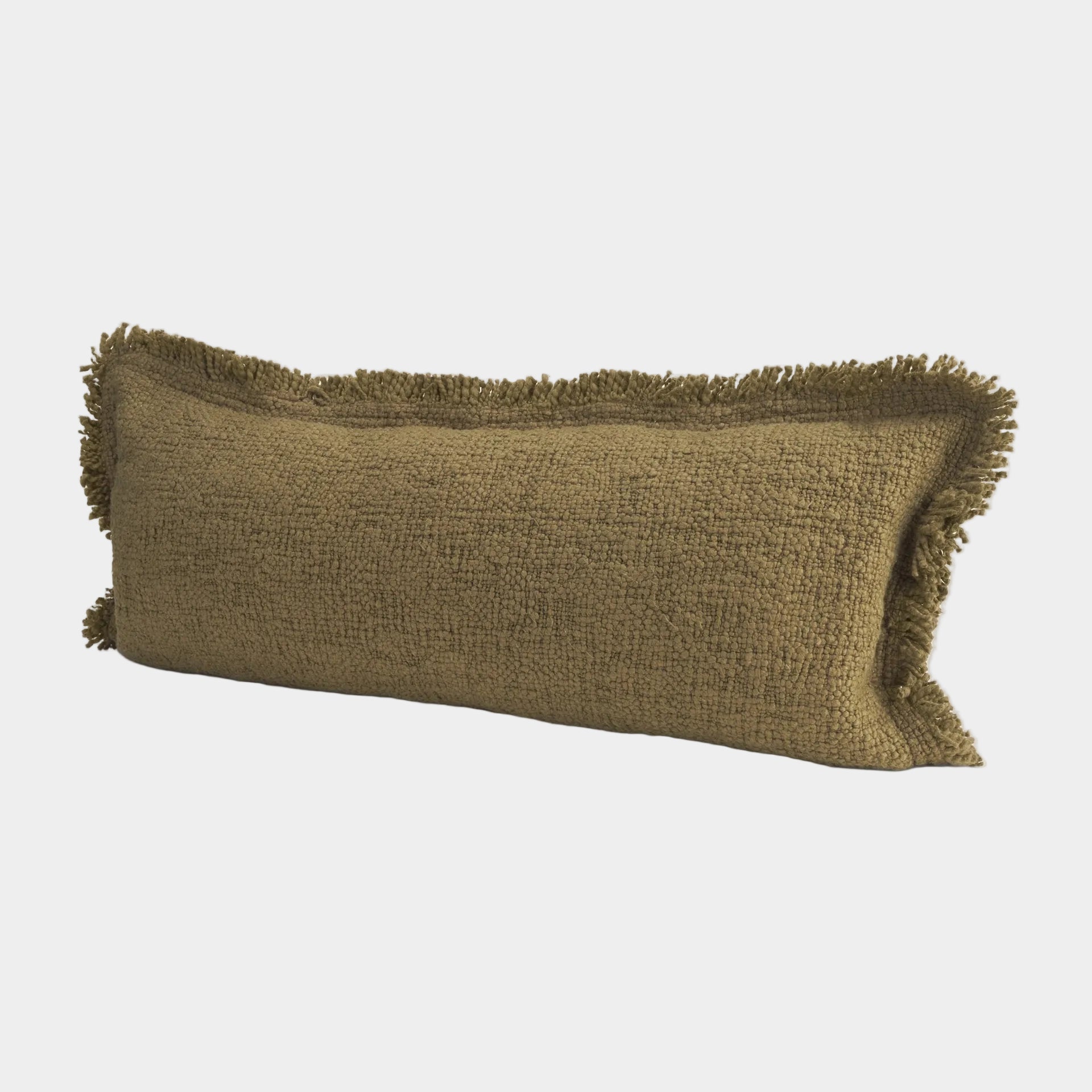 Kambal 14x36 Dark Olive Decorative Pillow