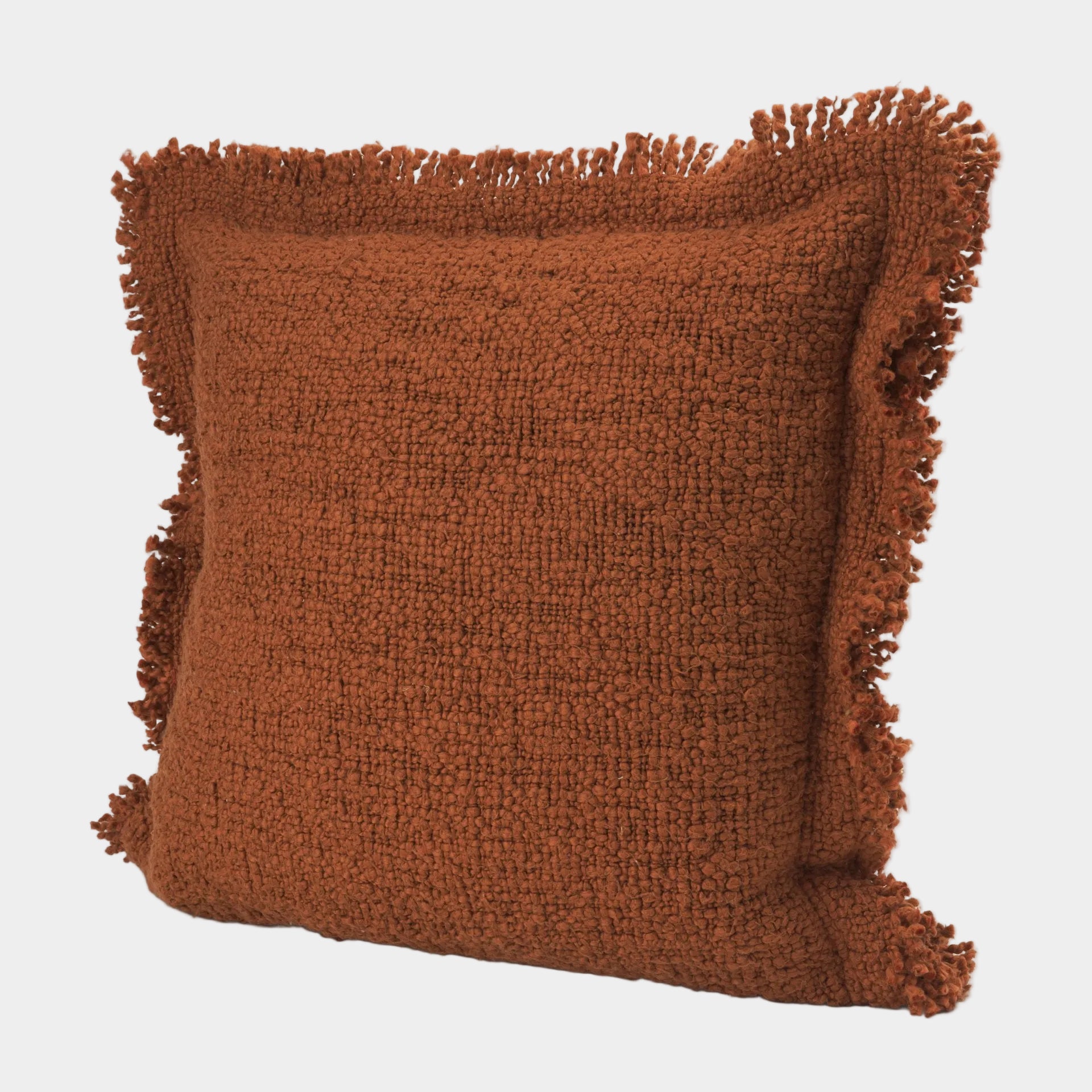 Kambal 20x20 Copper Rust Decorative Pillow