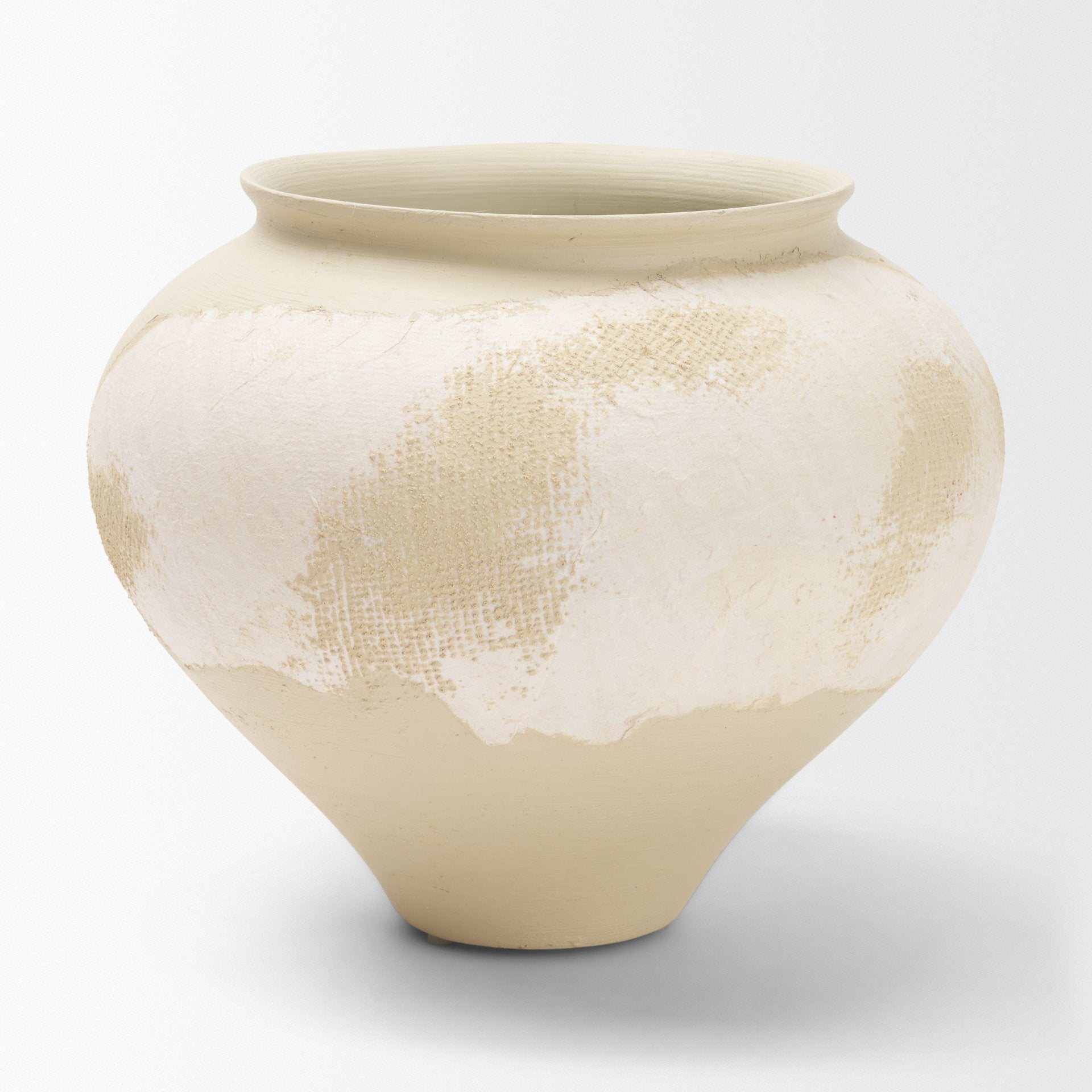Velo Cream Hand-Painted Vase