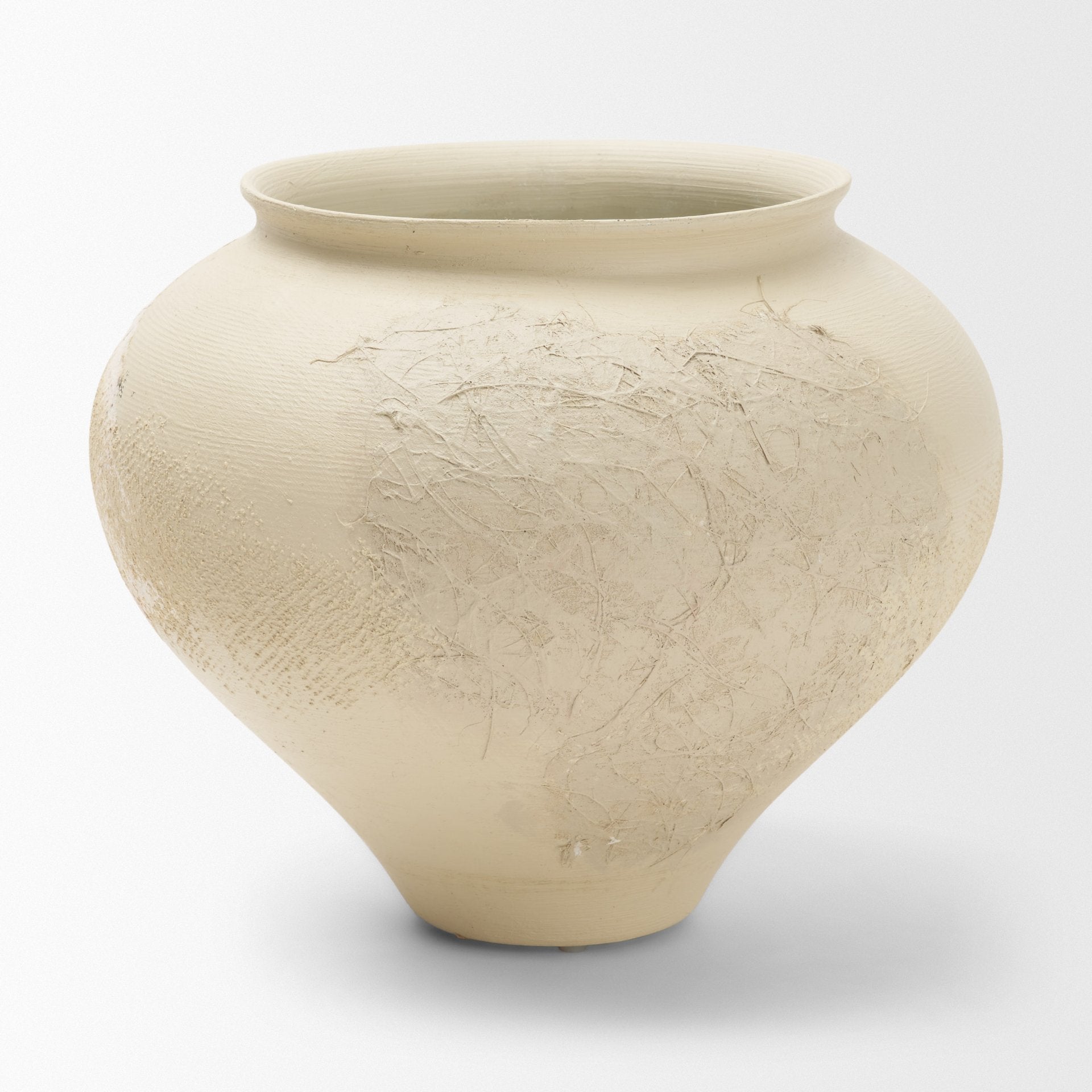 Velo Cream Hand-Painted Vase