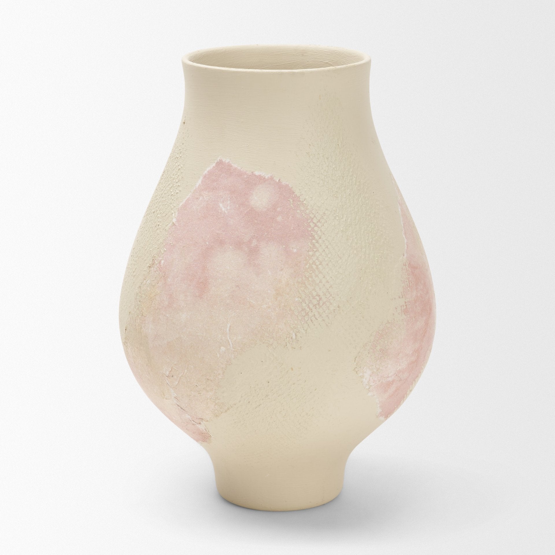 Velo Cream Hand-Painted Vase