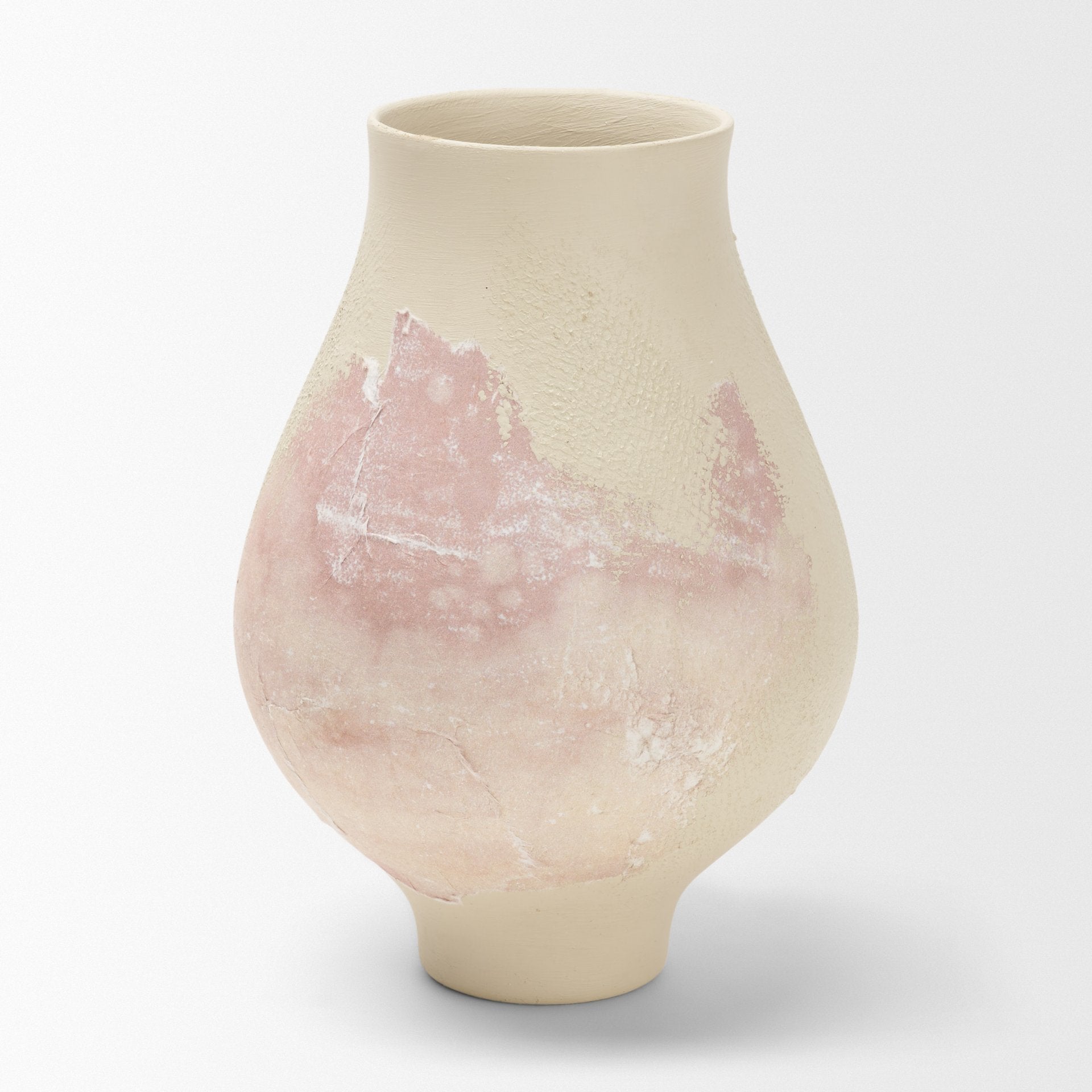 Velo Cream Hand-Painted Vase