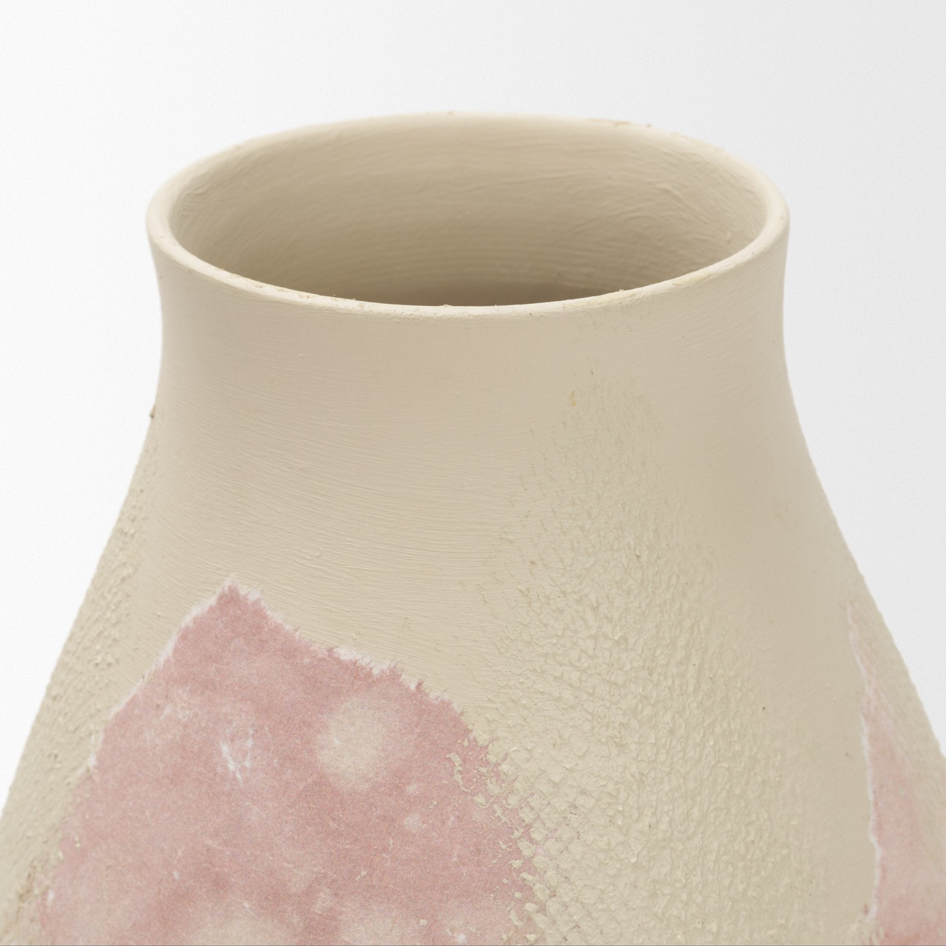 Velo Cream Hand-Painted Vase