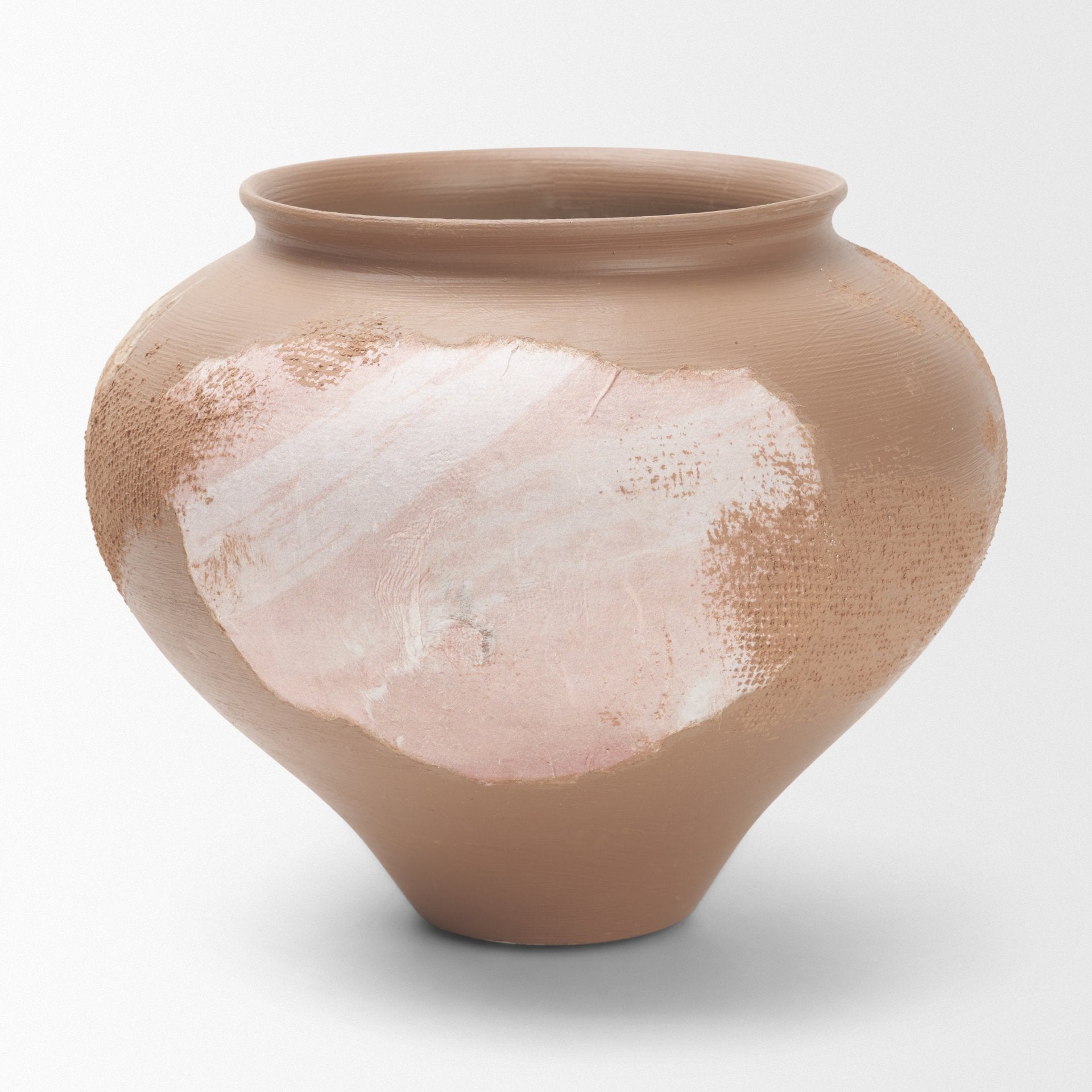 Velo Brown Hand-Painted Vase