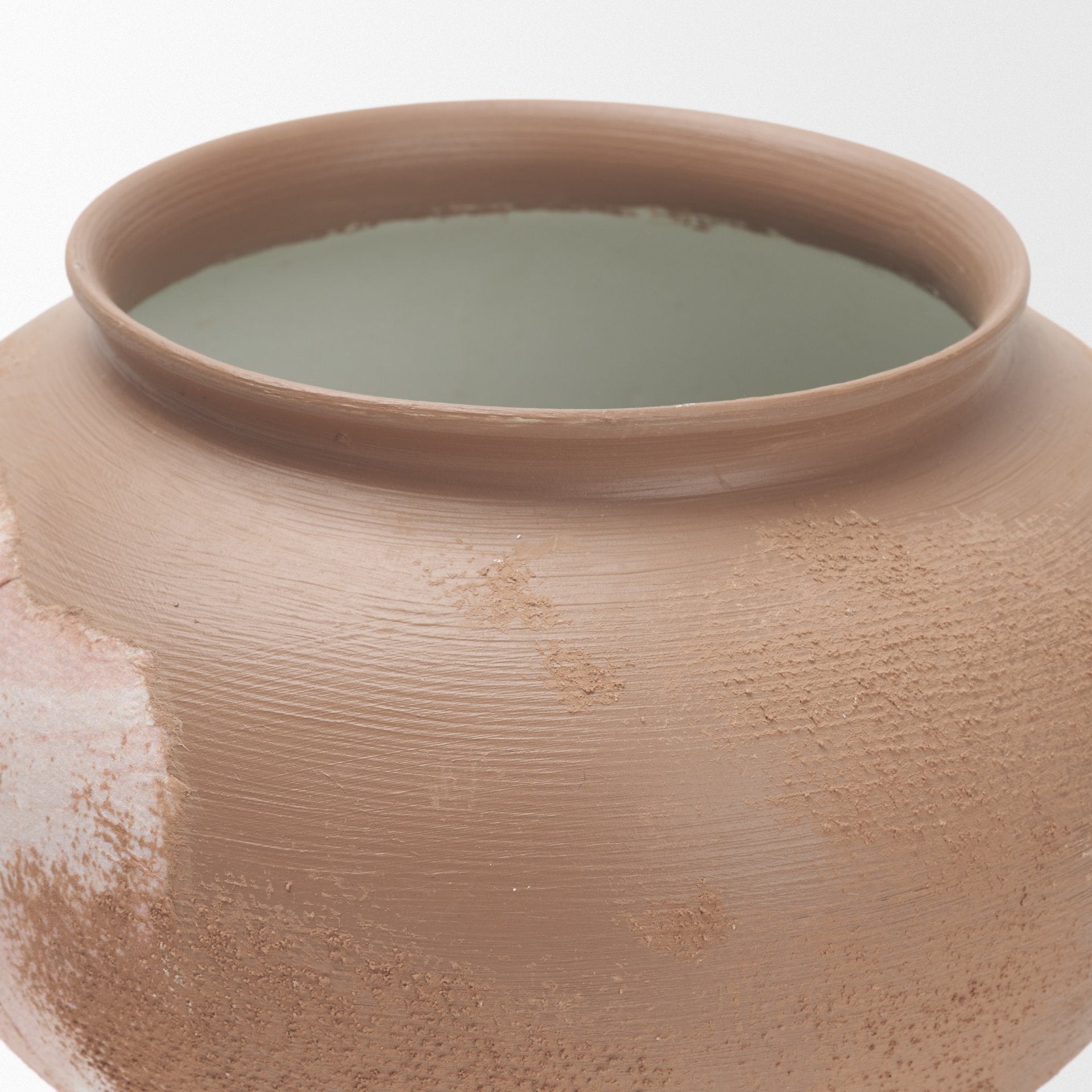Velo Brown Hand-Painted Vase