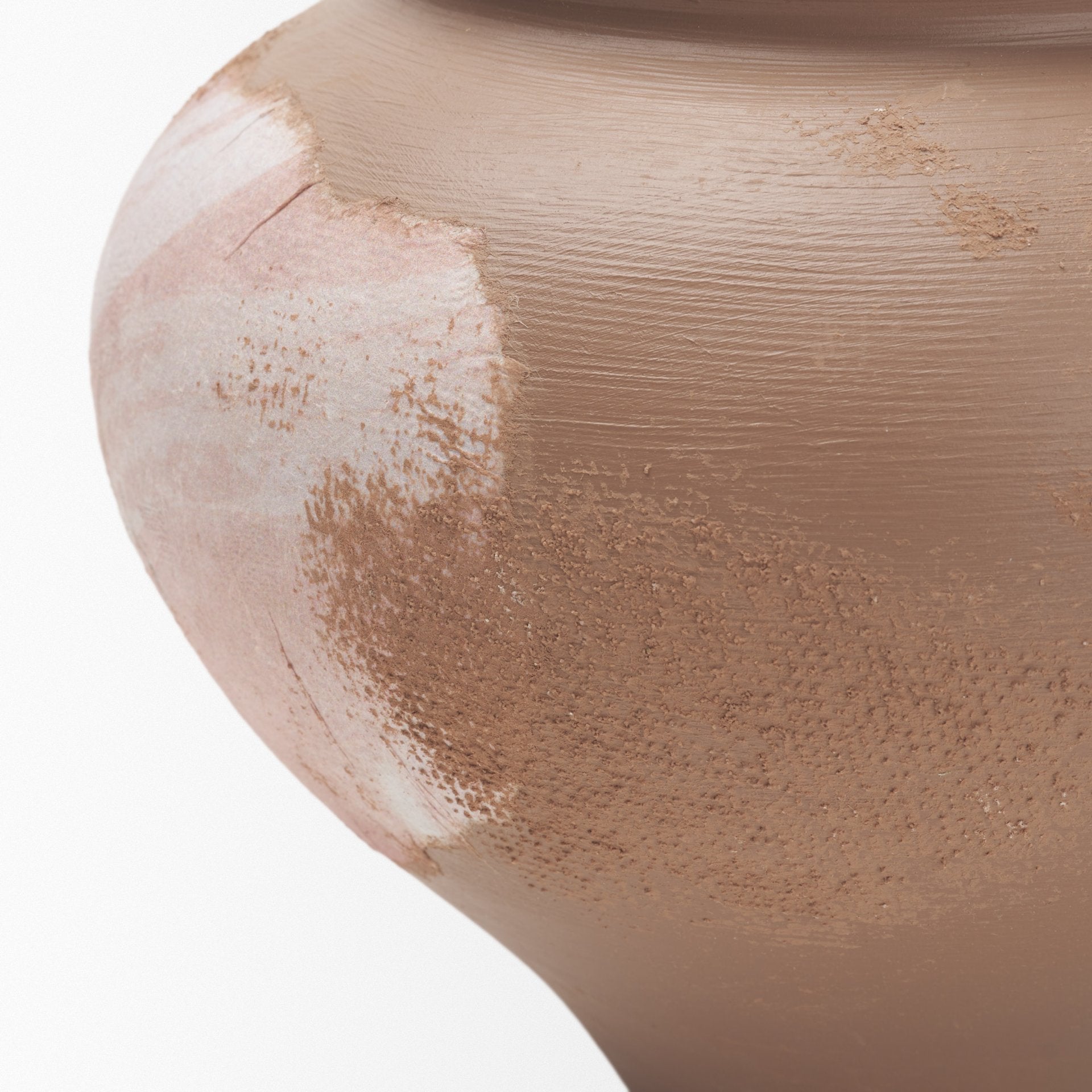 Velo Brown Hand-Painted Vase