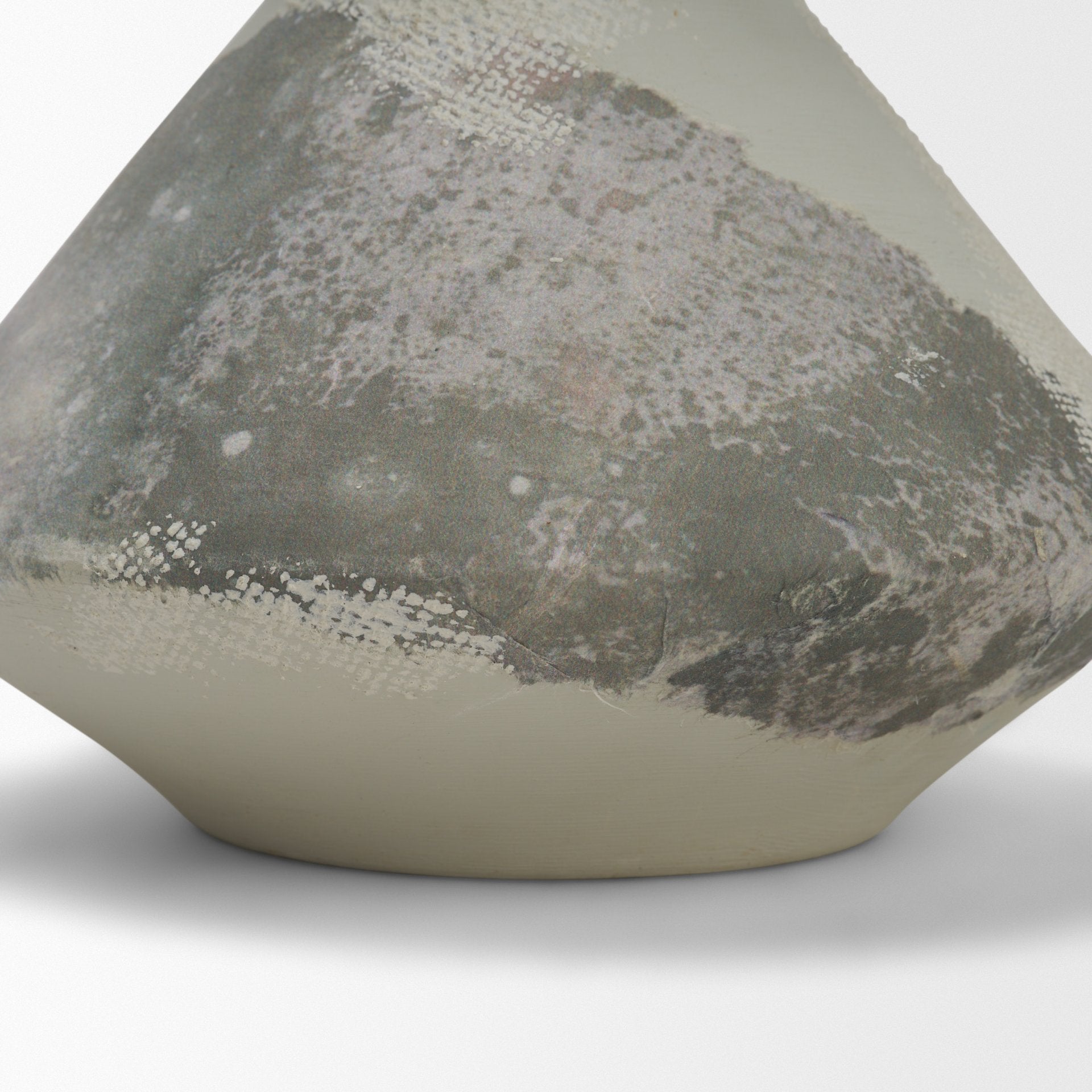Velo White Hand-Painted Vase