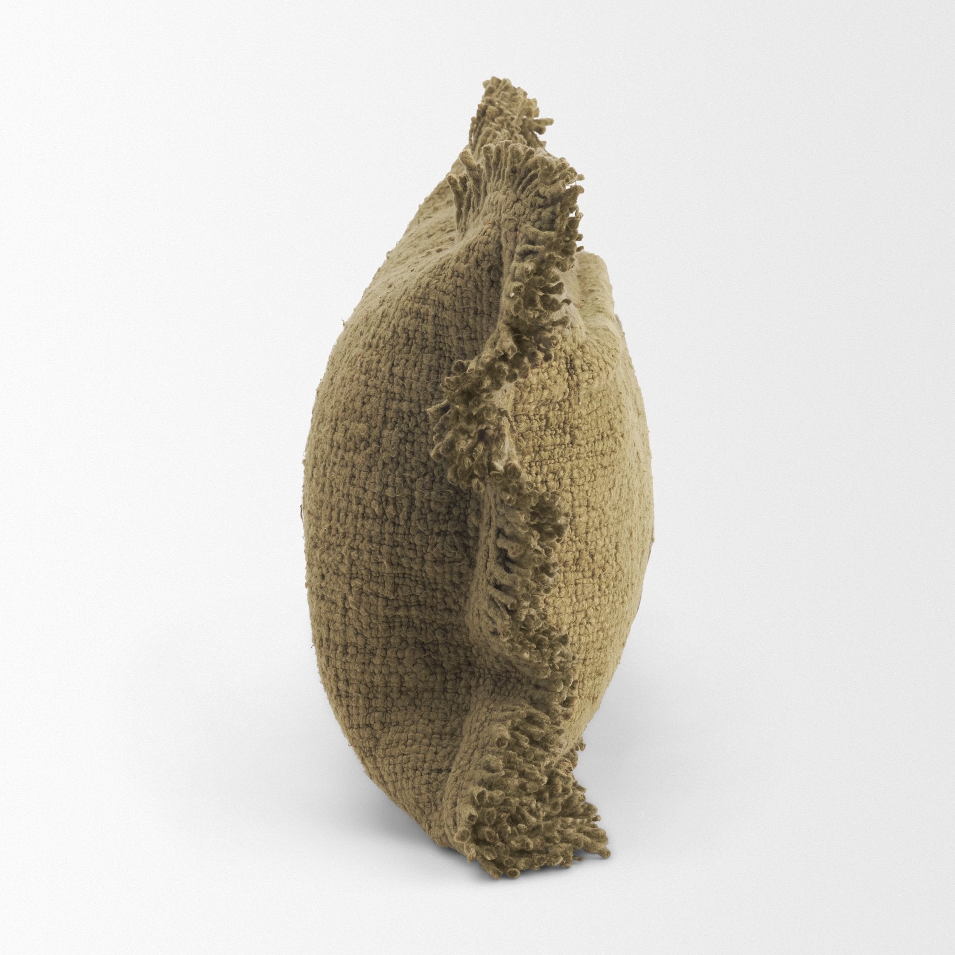 Kambal 14x26 Dark Olive Decorative Pillow