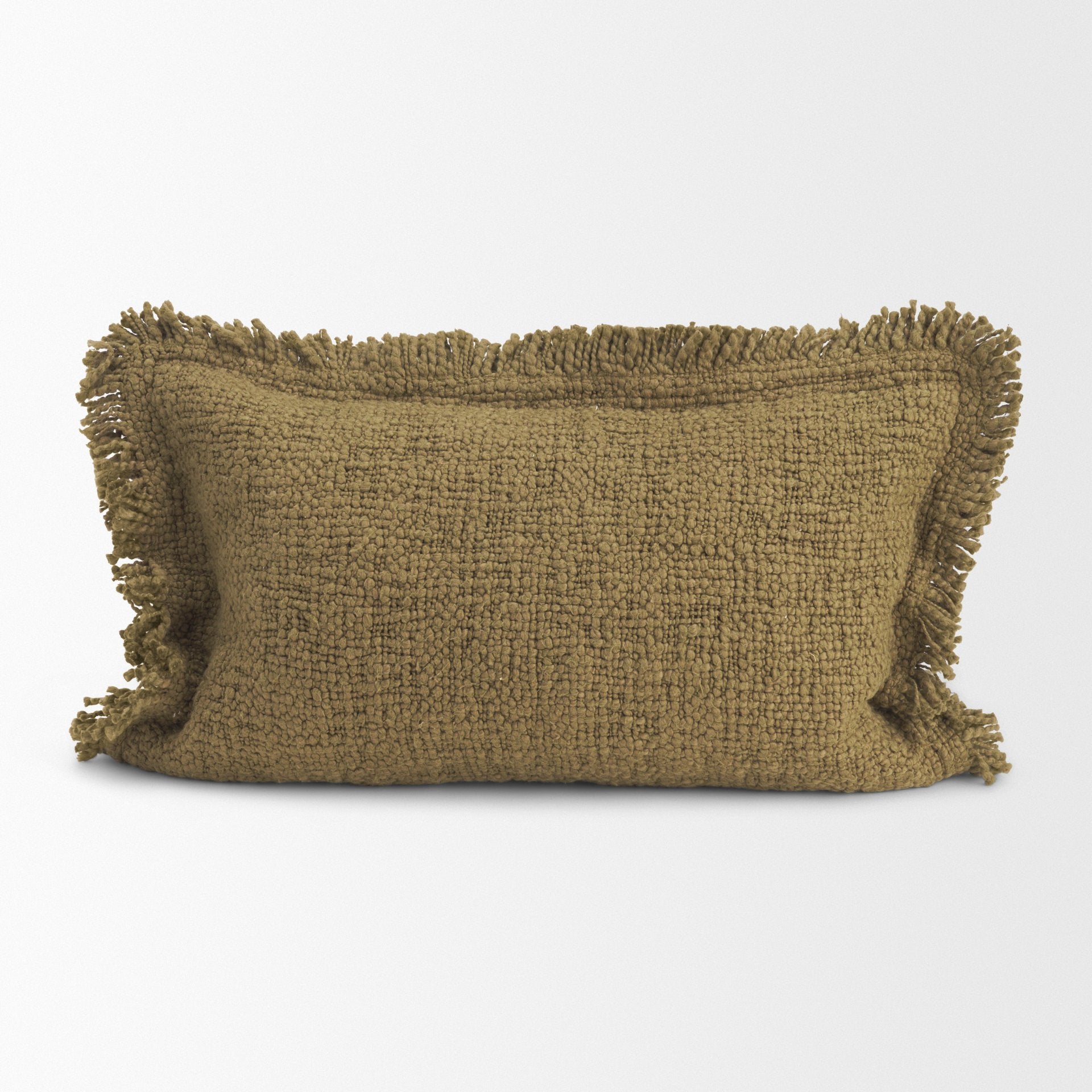 Kambal Dark Olive Decorative Pillow