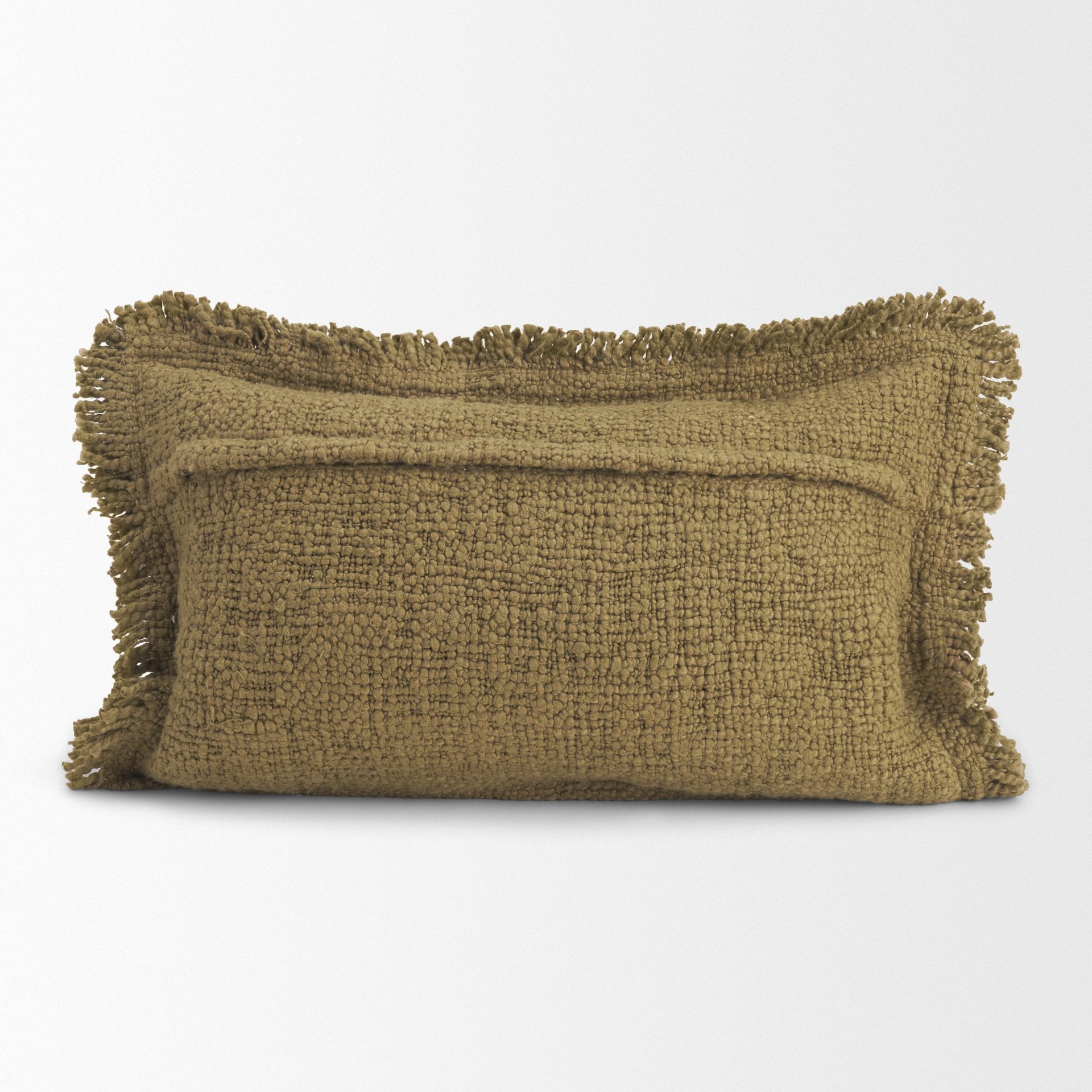 Kambal Dark Olive Decorative Pillow