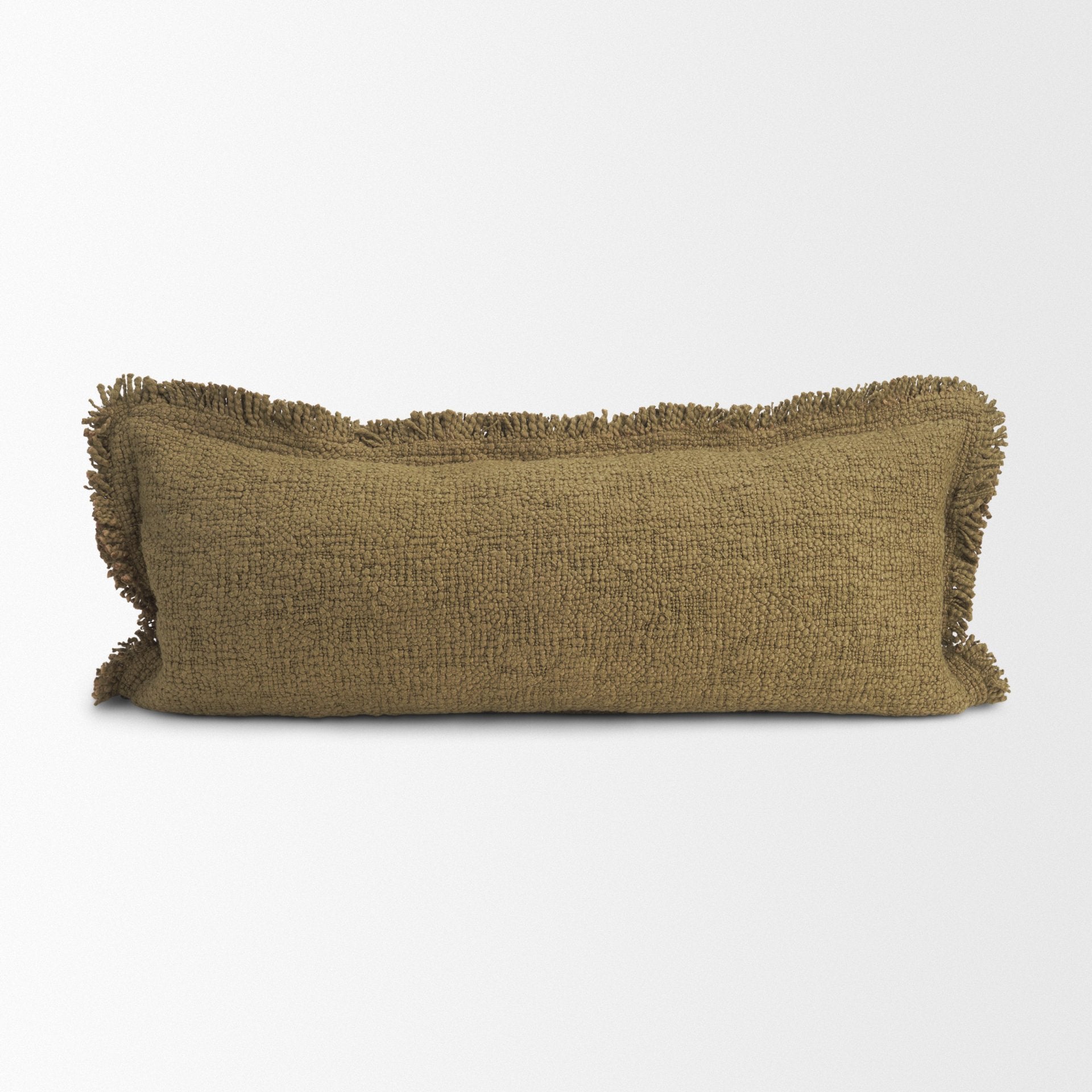 Kambal 14x36 Dark Olive Decorative Pillow