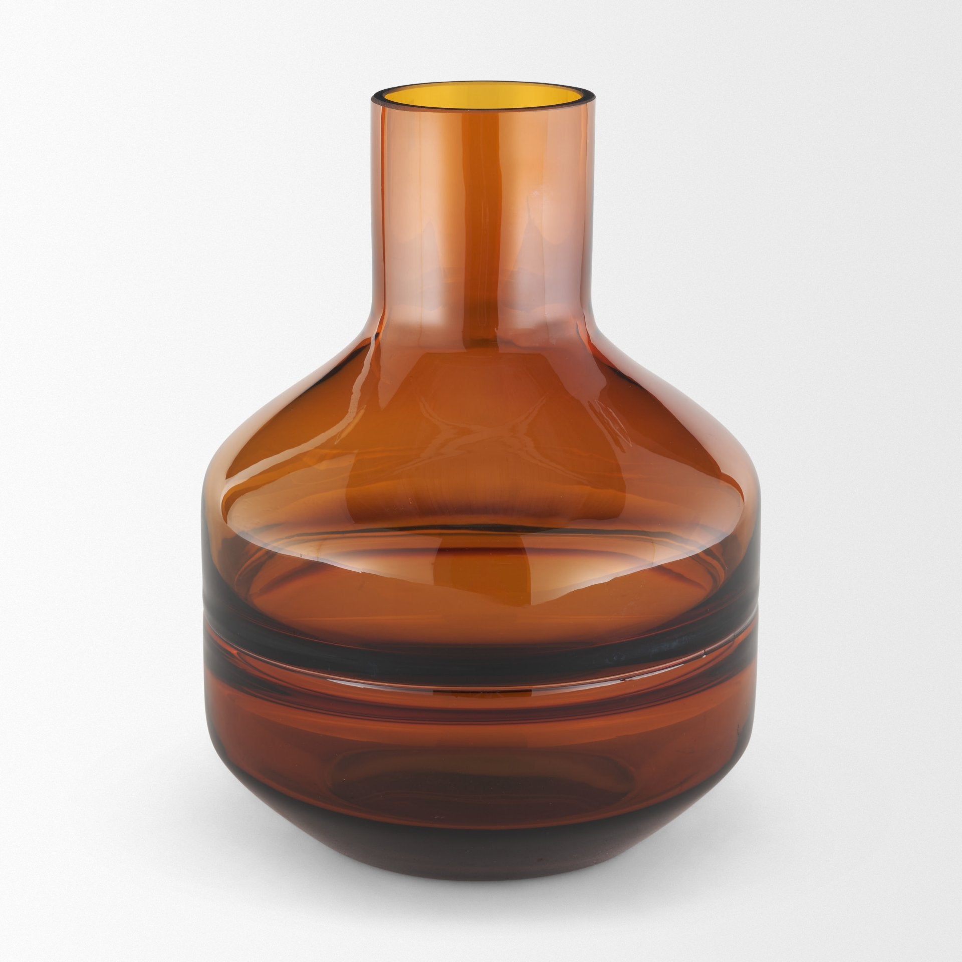 Aurel Orange Glass Vase