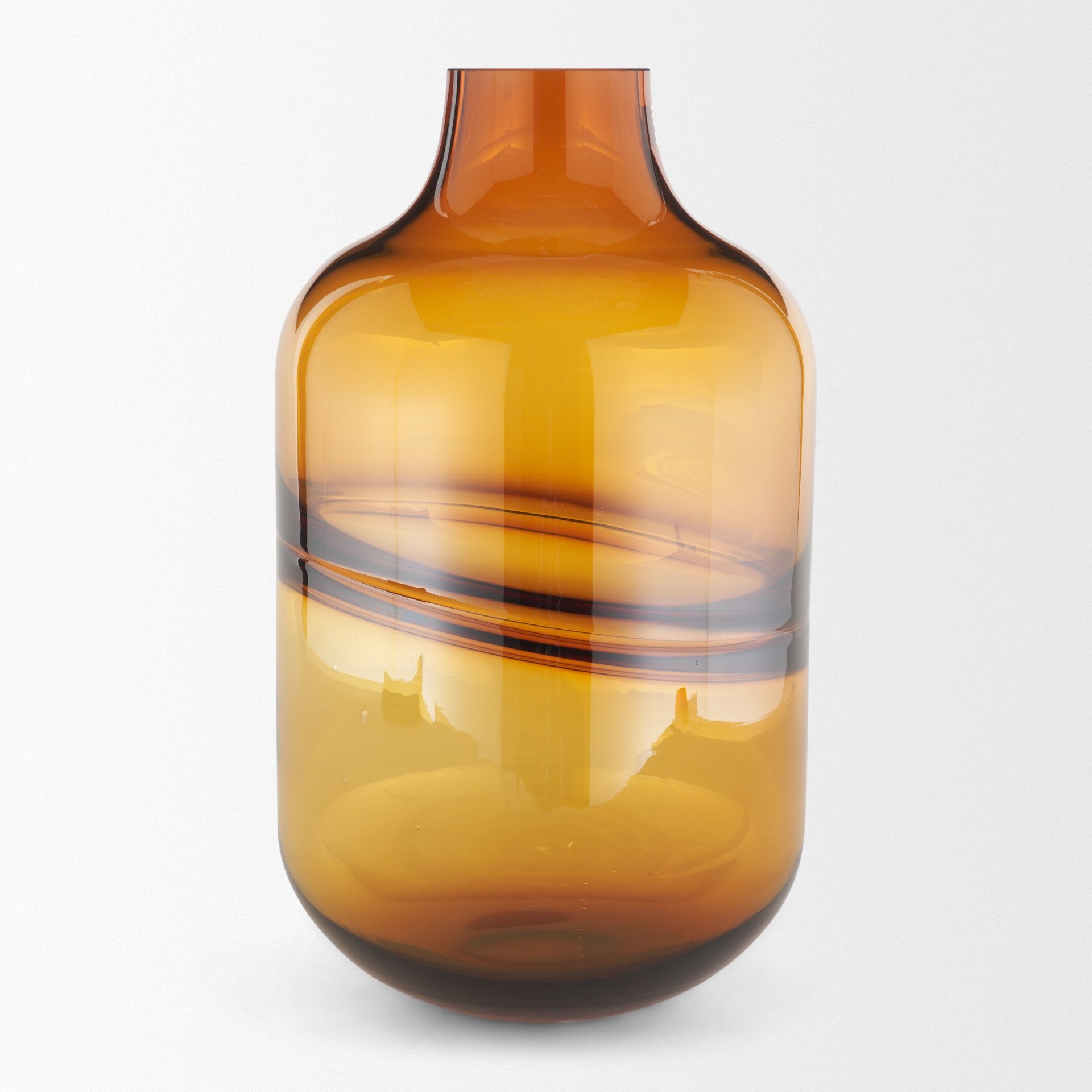 Aurel Orange Glass Vase