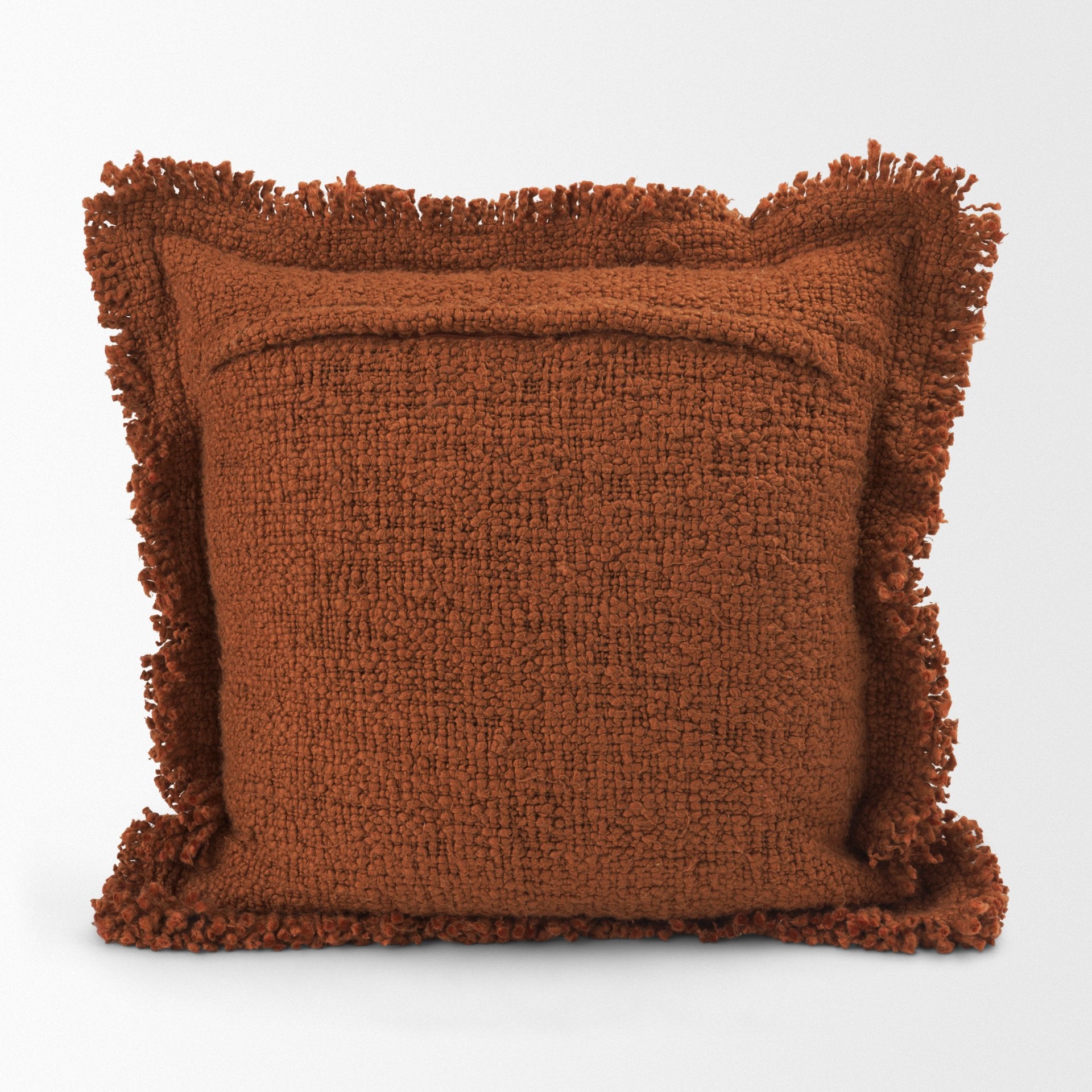 Kambal 20x20 Copper Rust Decorative Pillow
