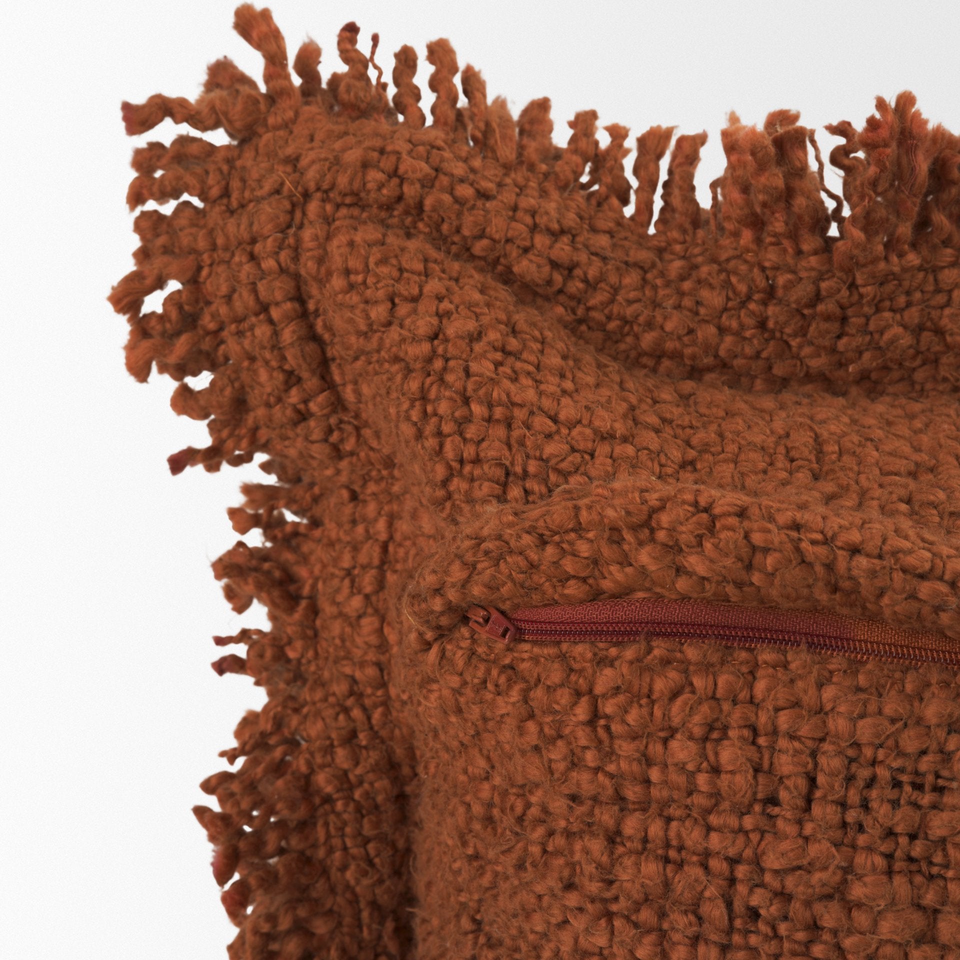 Kambal 20x20 Copper Rust Decorative Pillow