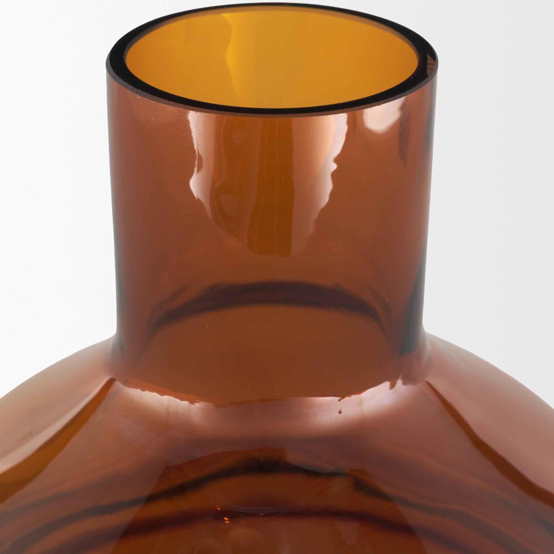 Aurel Orange Glass Vase