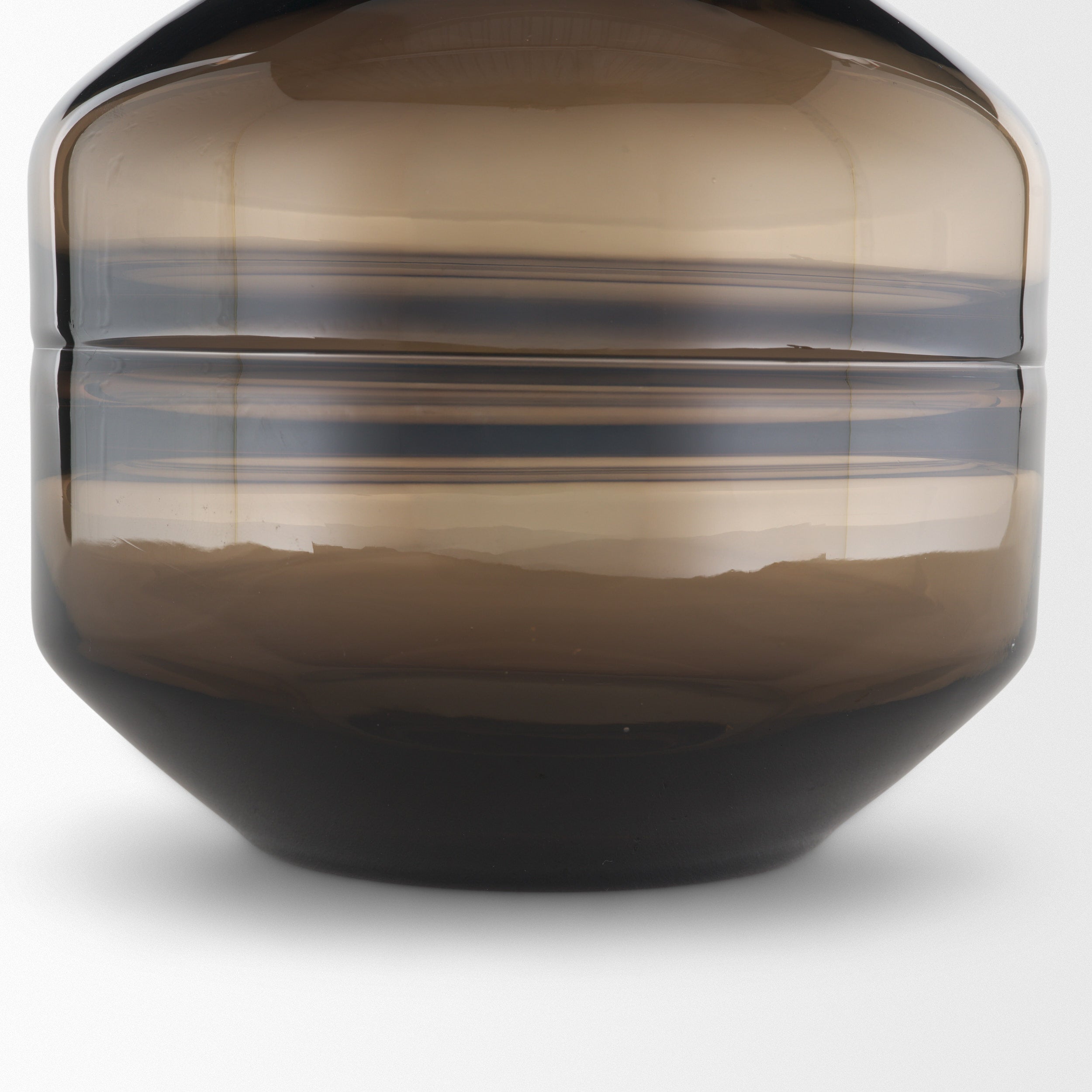 Aurel Brown Glass Vase