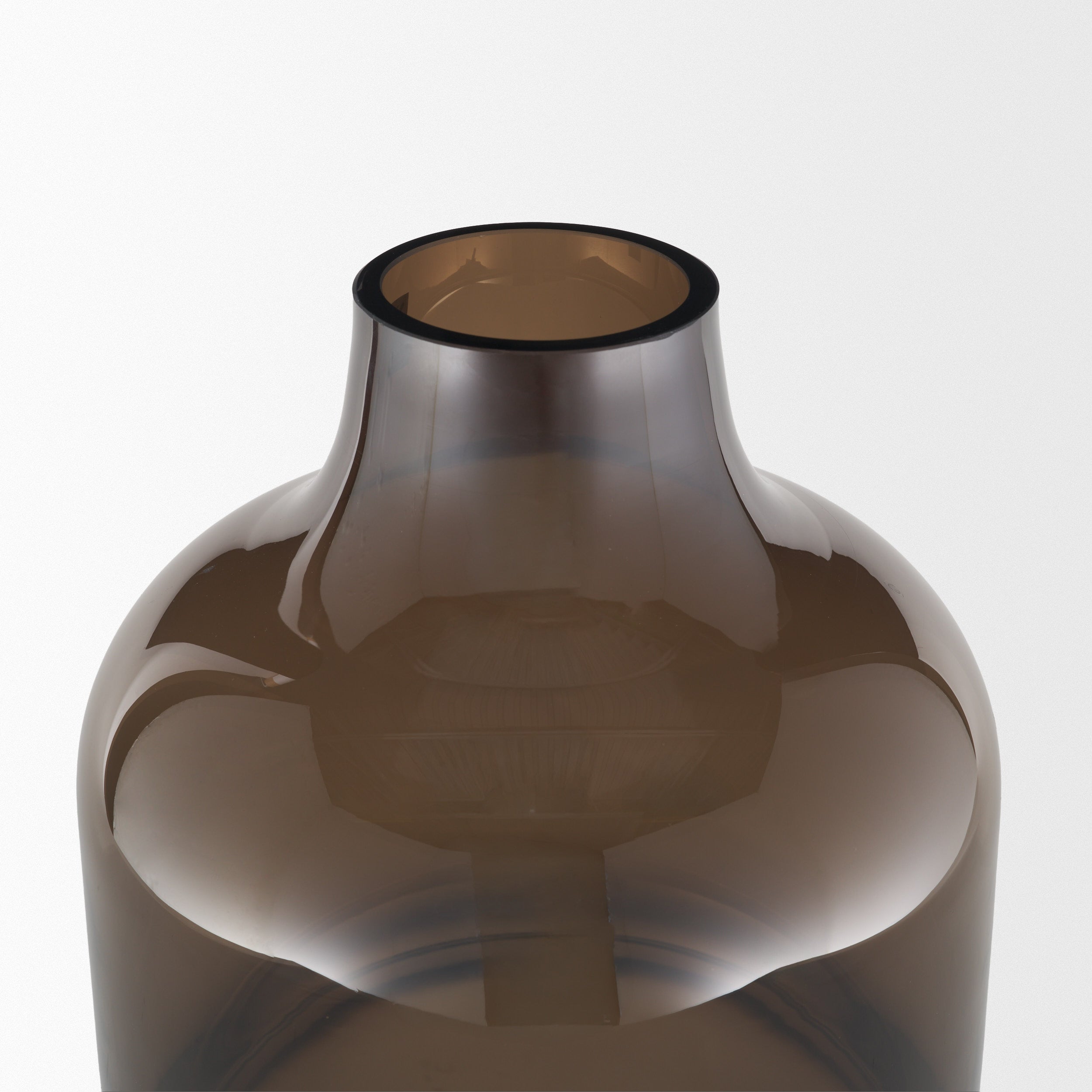 Aurel Brown Glass Vase