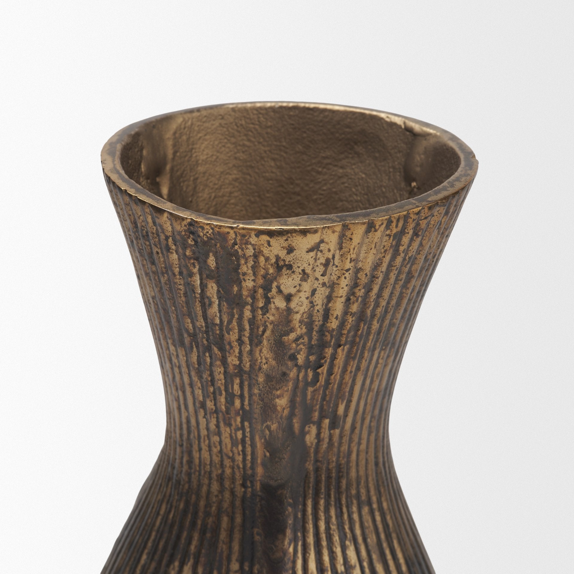 Patine Hourglass Vase