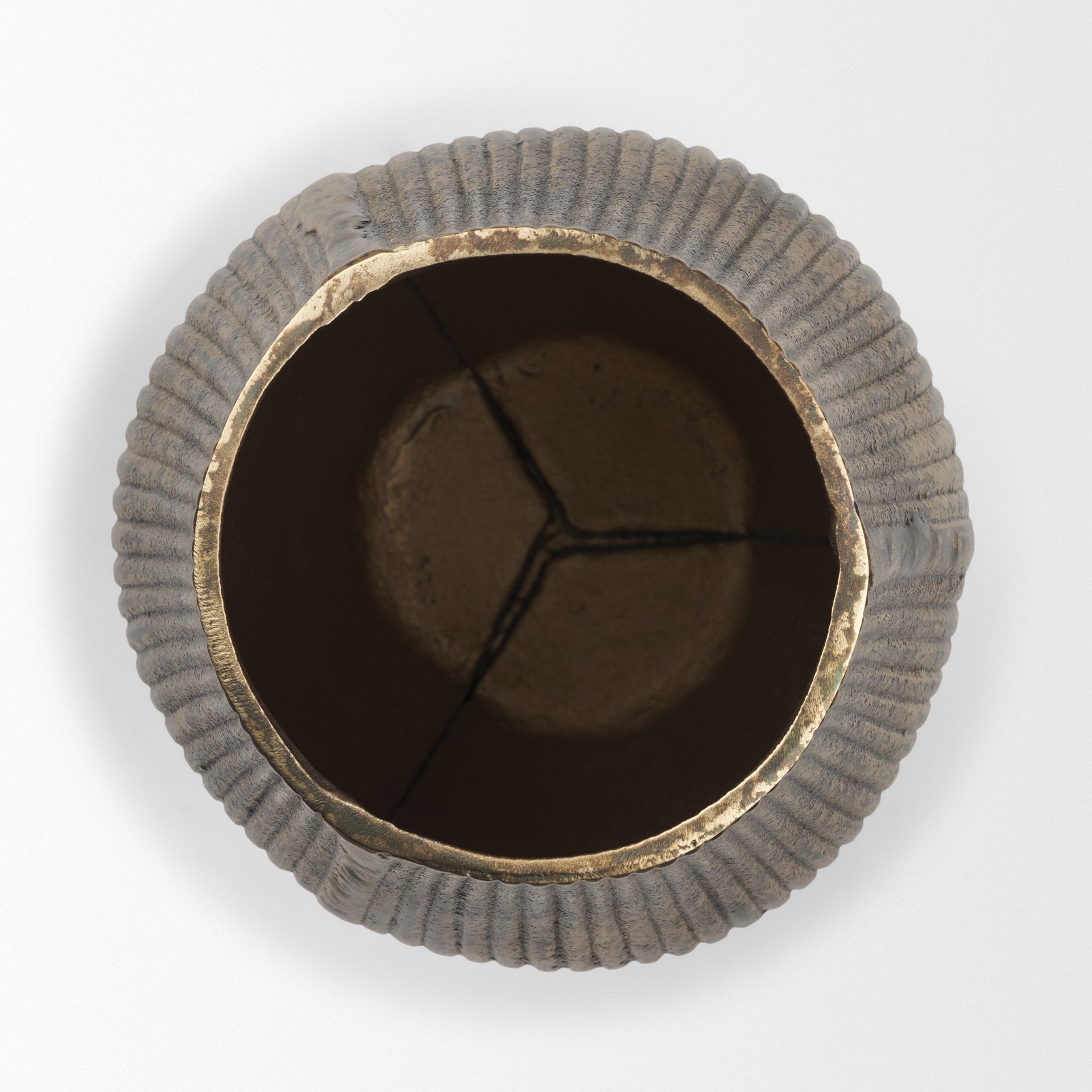 Patine Fluted Vase