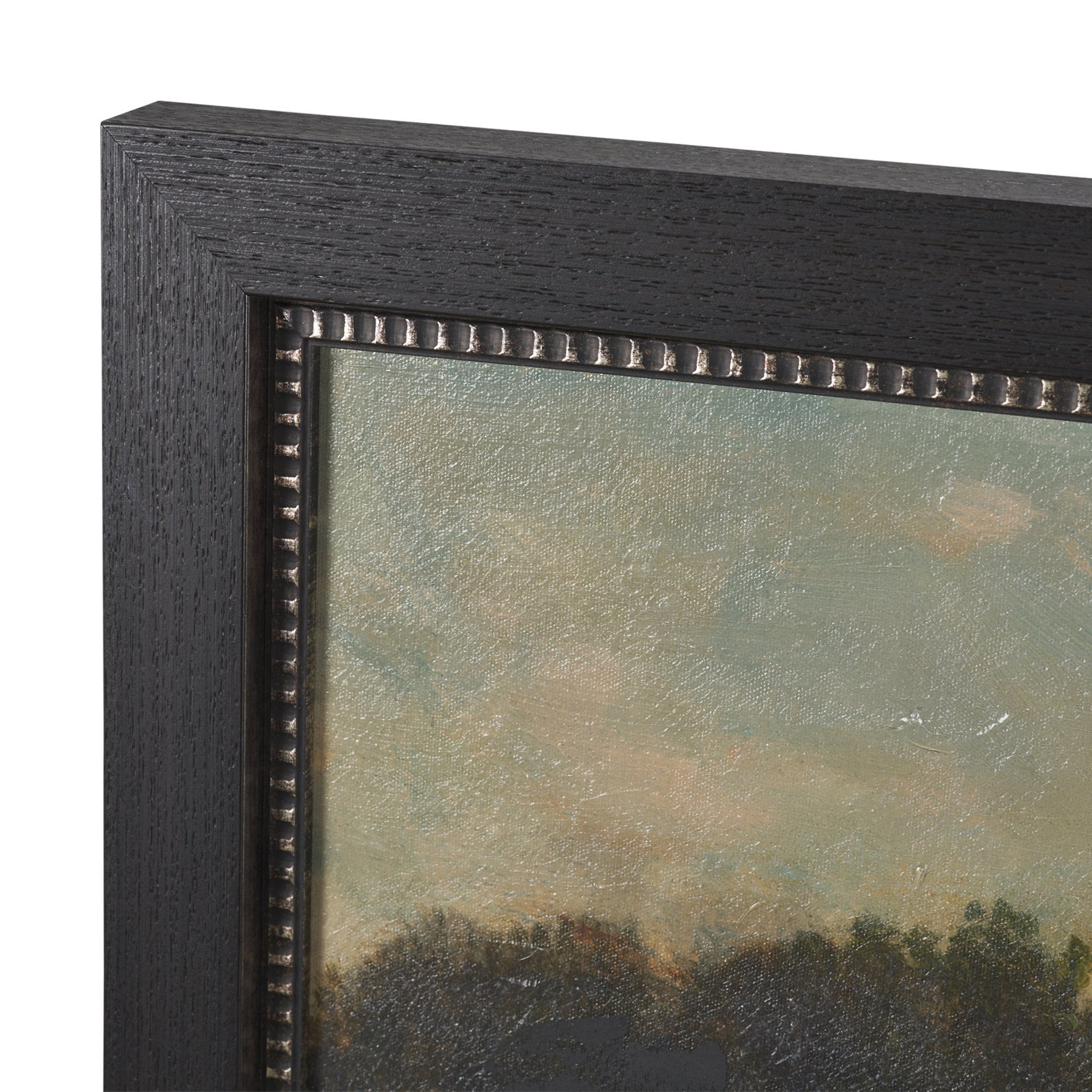 A River Landscape with Storks Framed Series