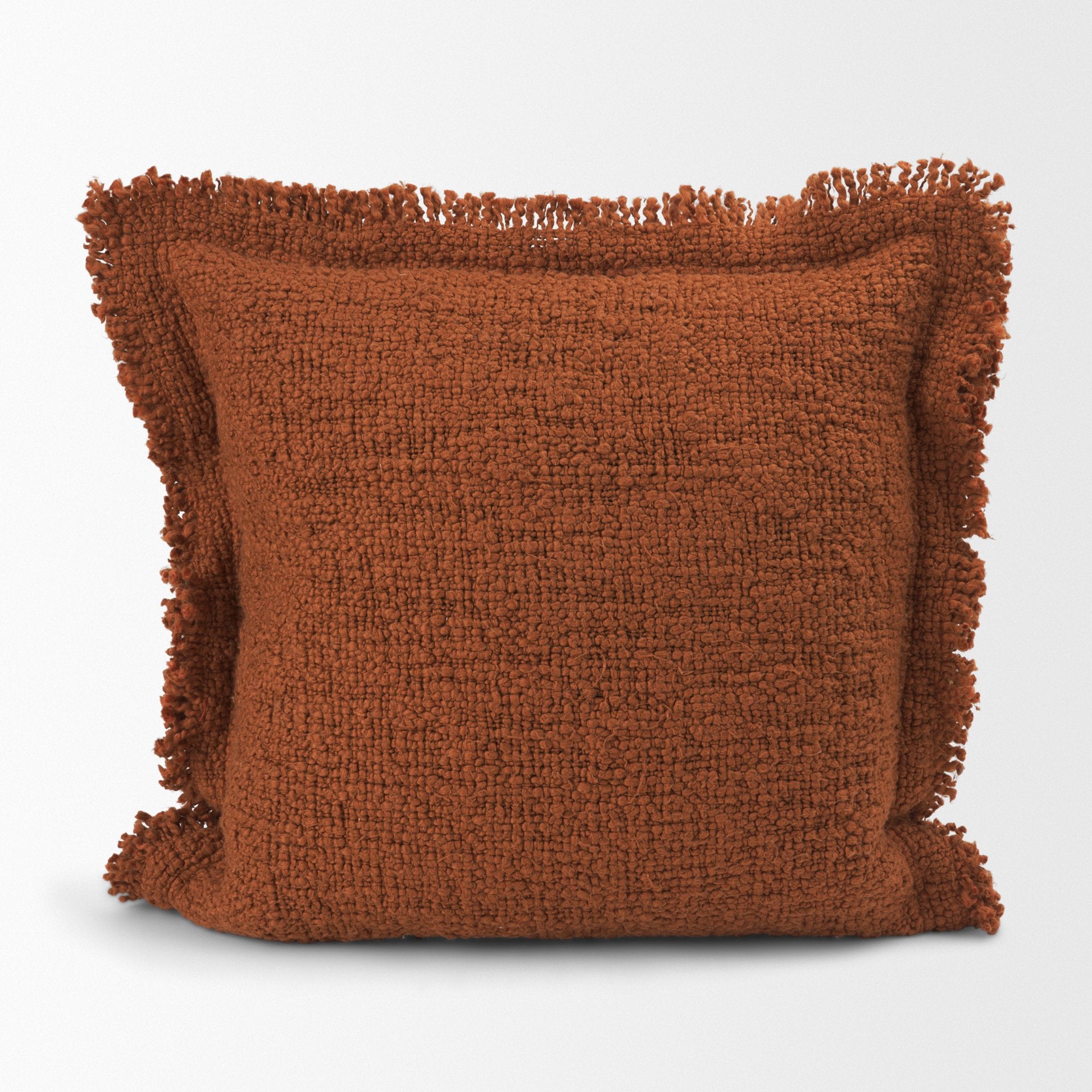 Kambal 20x20 Copper Rust Decorative Pillow