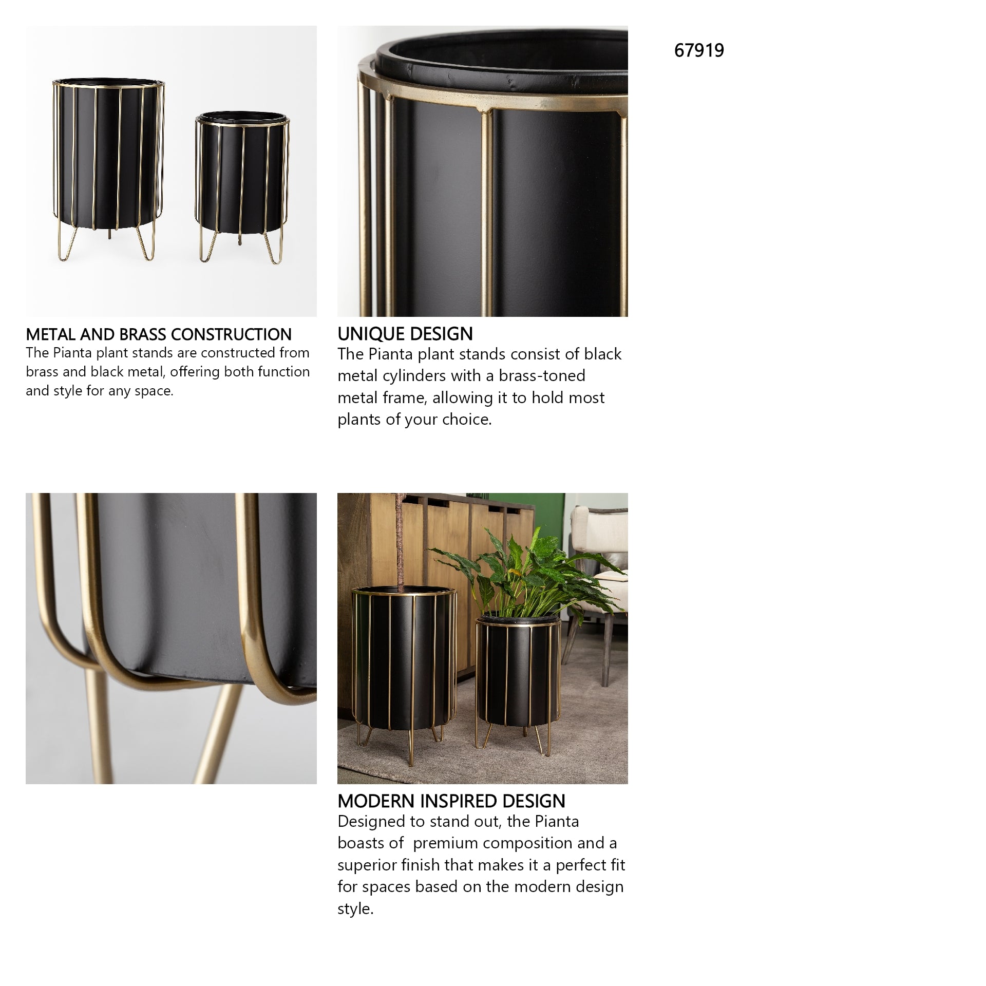 Pianta Plant Stand Set of 2