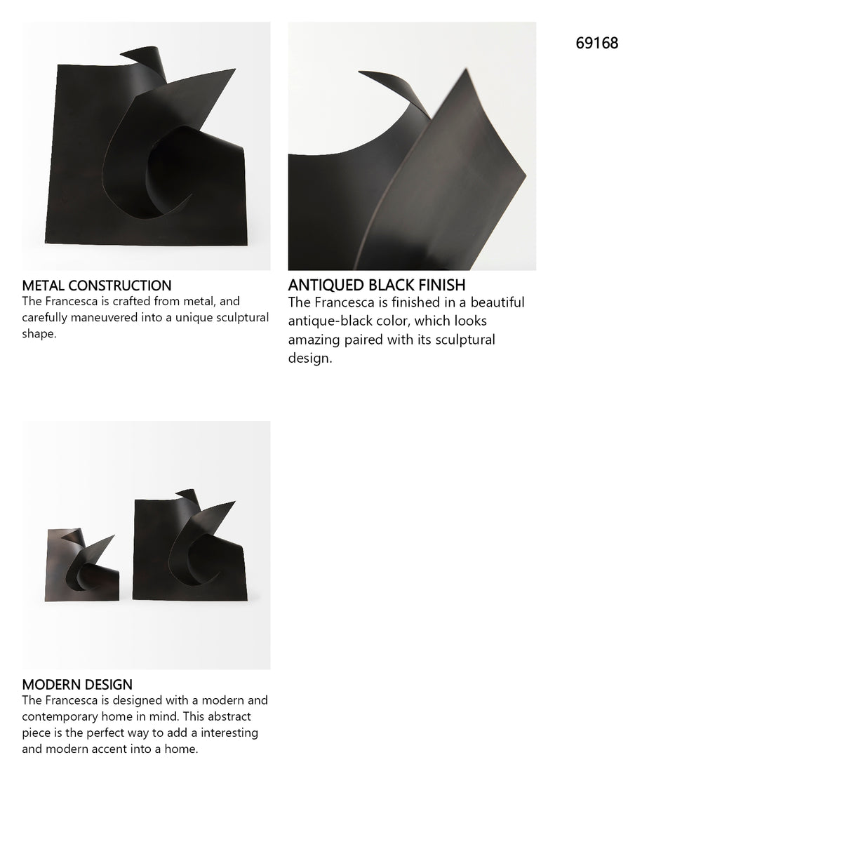 Francesca Black Object