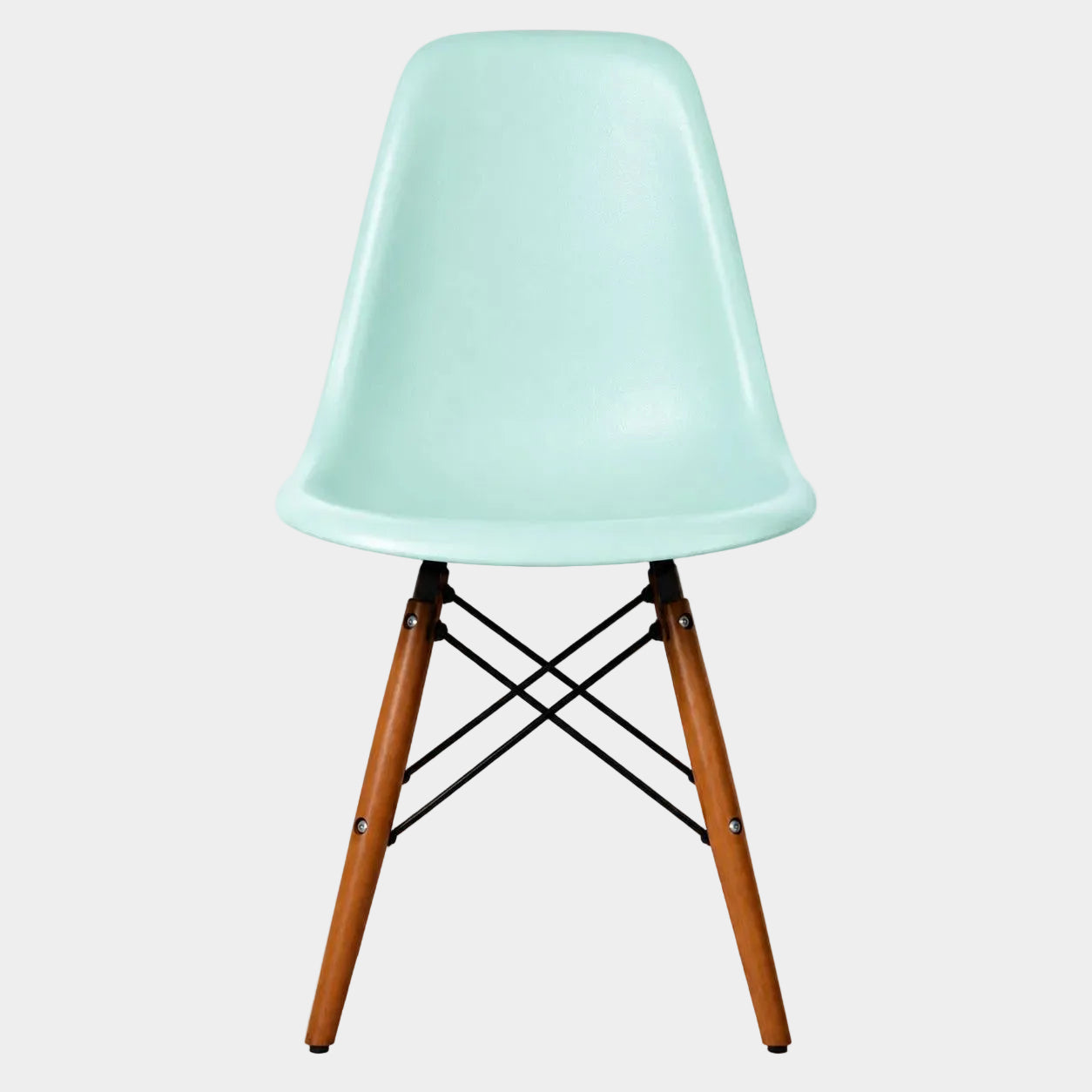 Eames Eiffel Molded Plastic Chair (Walnut Base)
