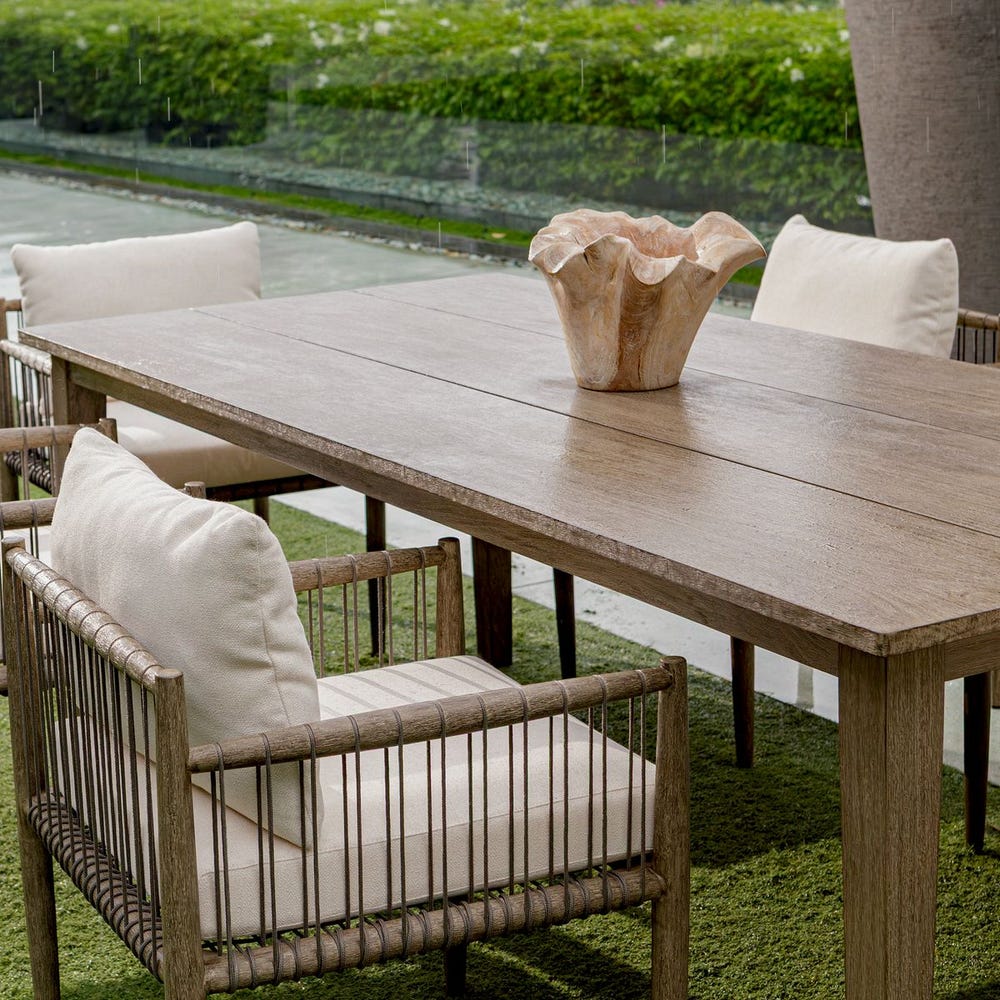 Teak Flow Outdoor Bowl