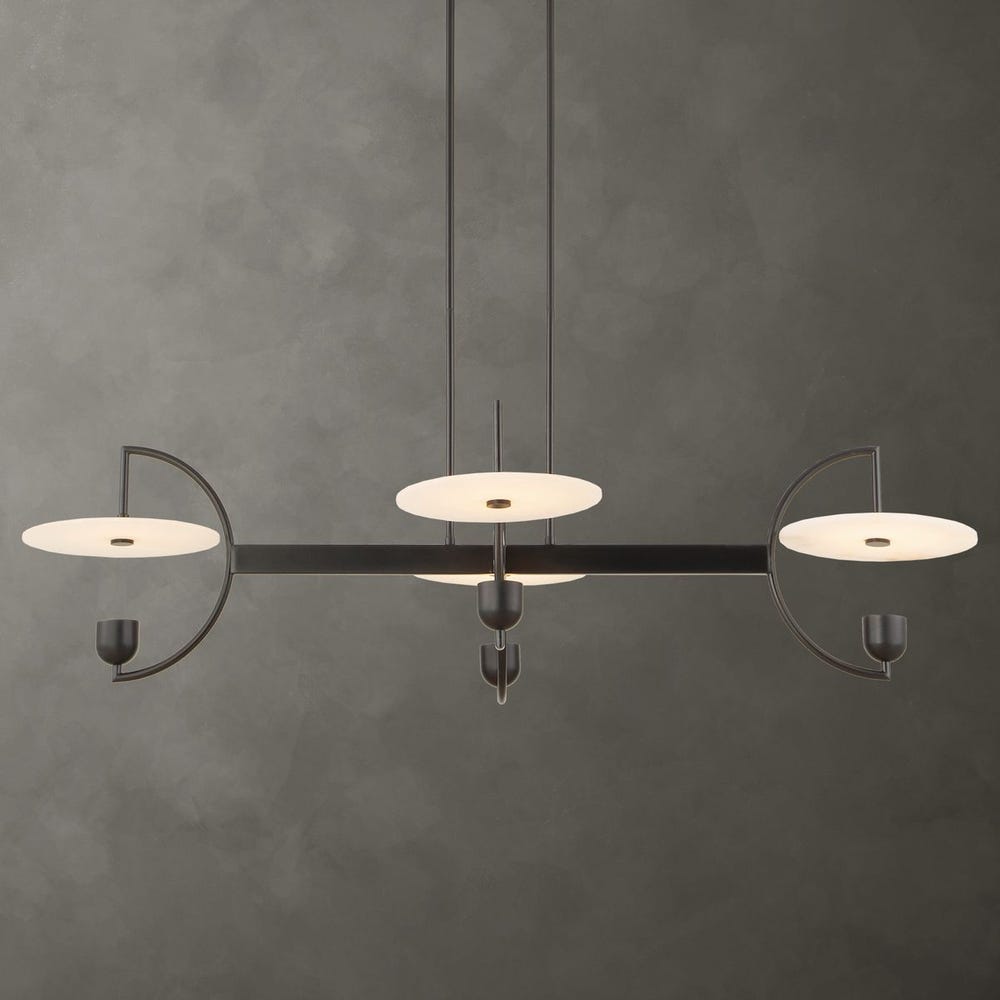 Kyoto, 4 Lt Linear LED Chandelier