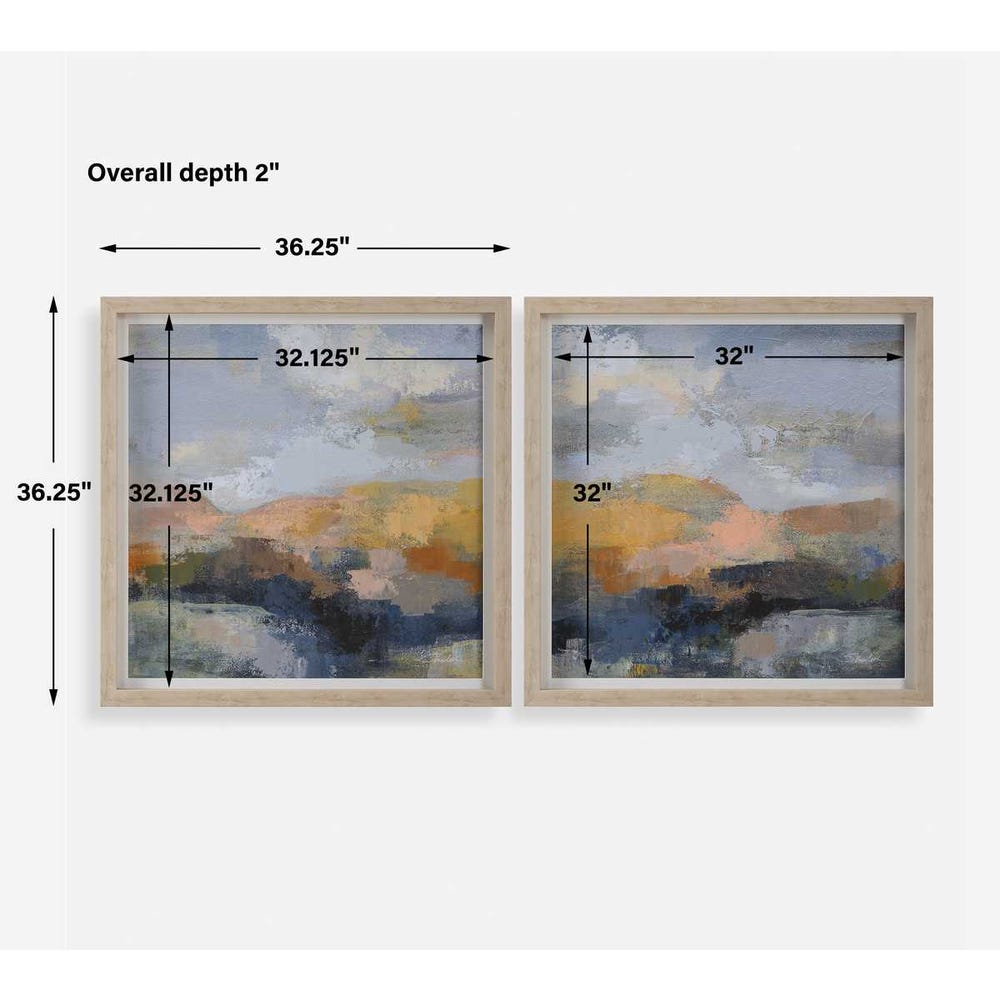 Dusk Framed Prints, S/2