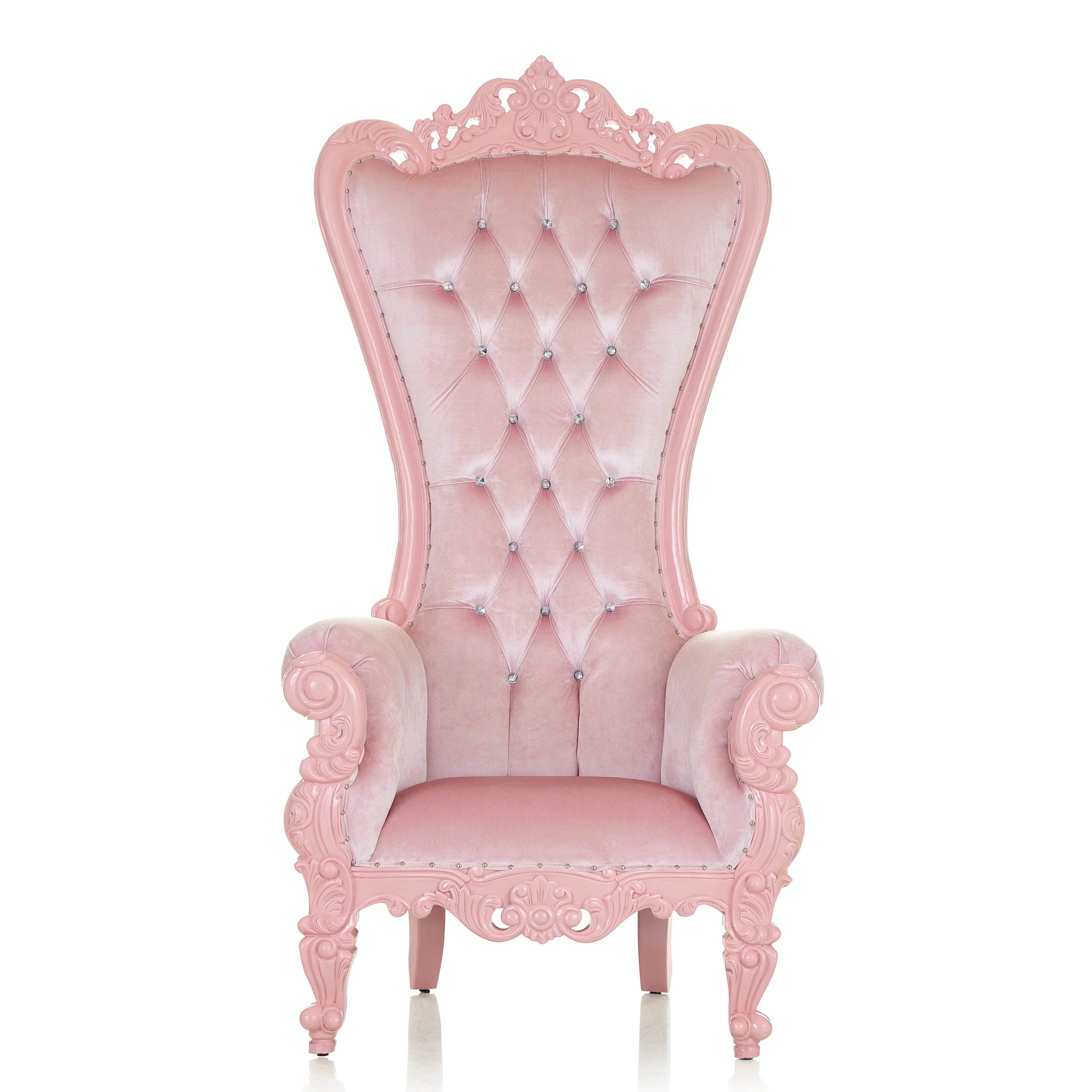Chloe Throne Chair - Velvet