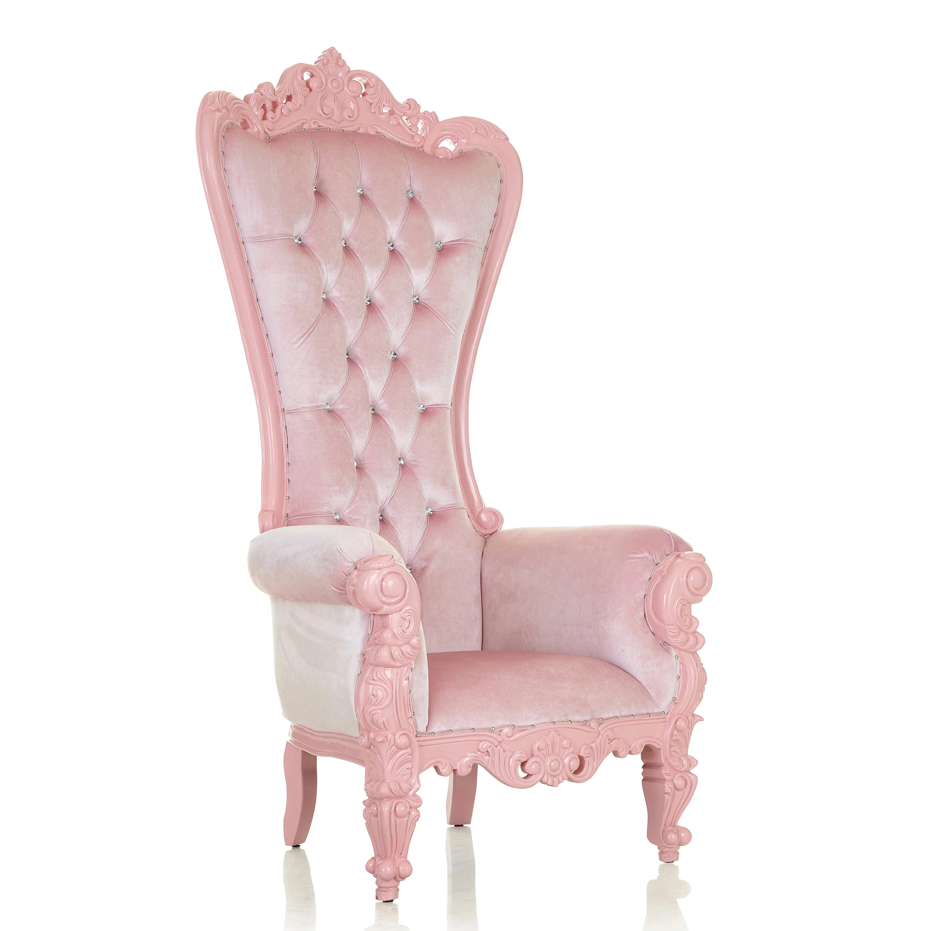 Chloe Throne Chair - Velvet