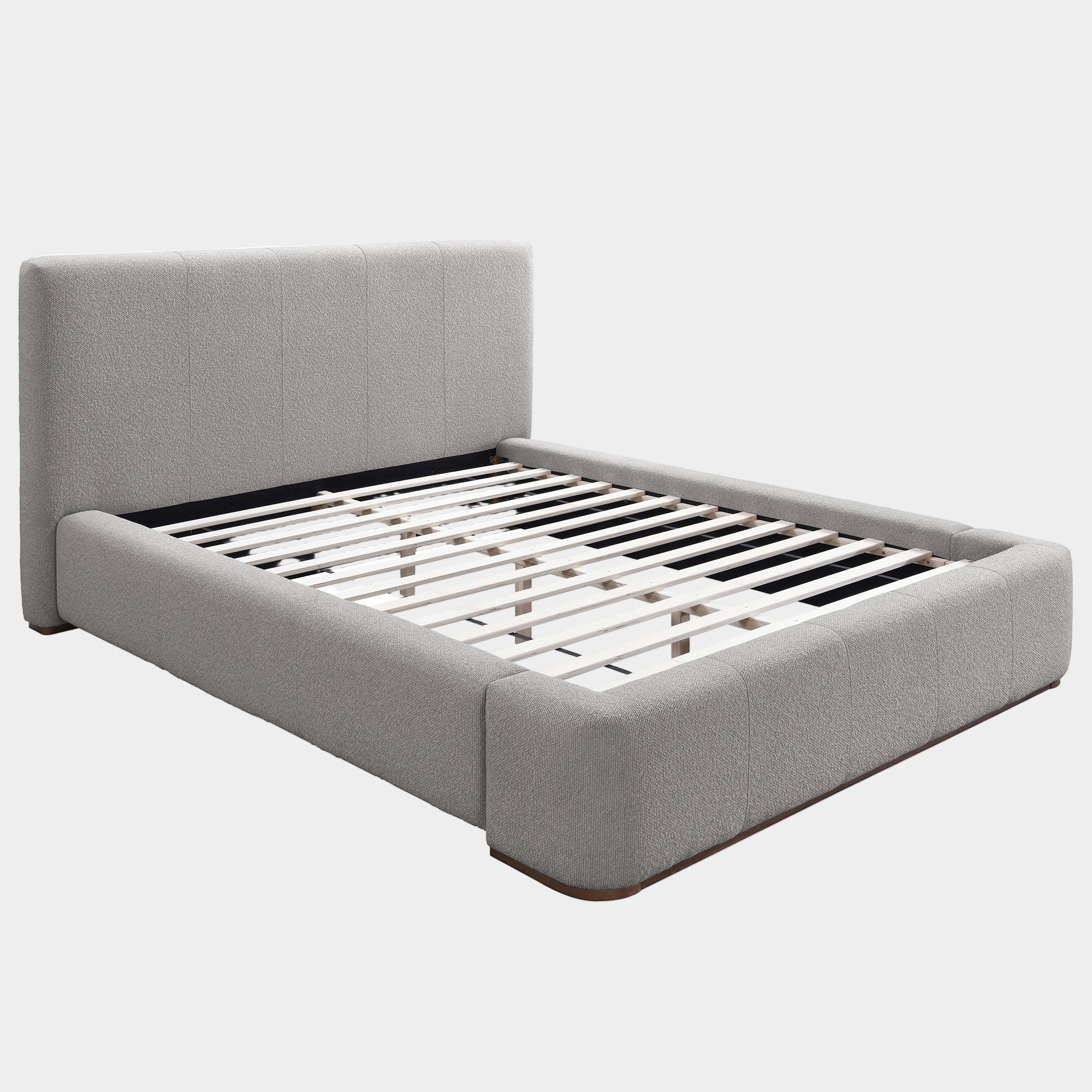 Harrod 60" Queen Platform Bed in Mushroom
