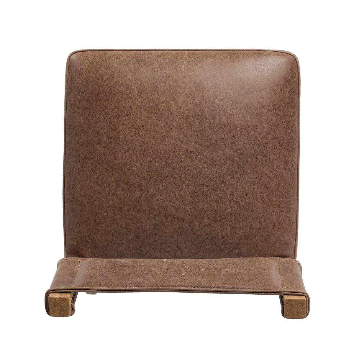 Leather-Backed Dining Chair