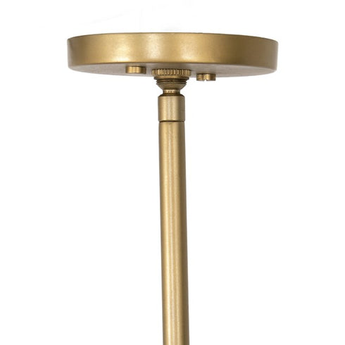 Astrid Chandelier-Dark Brown Leather