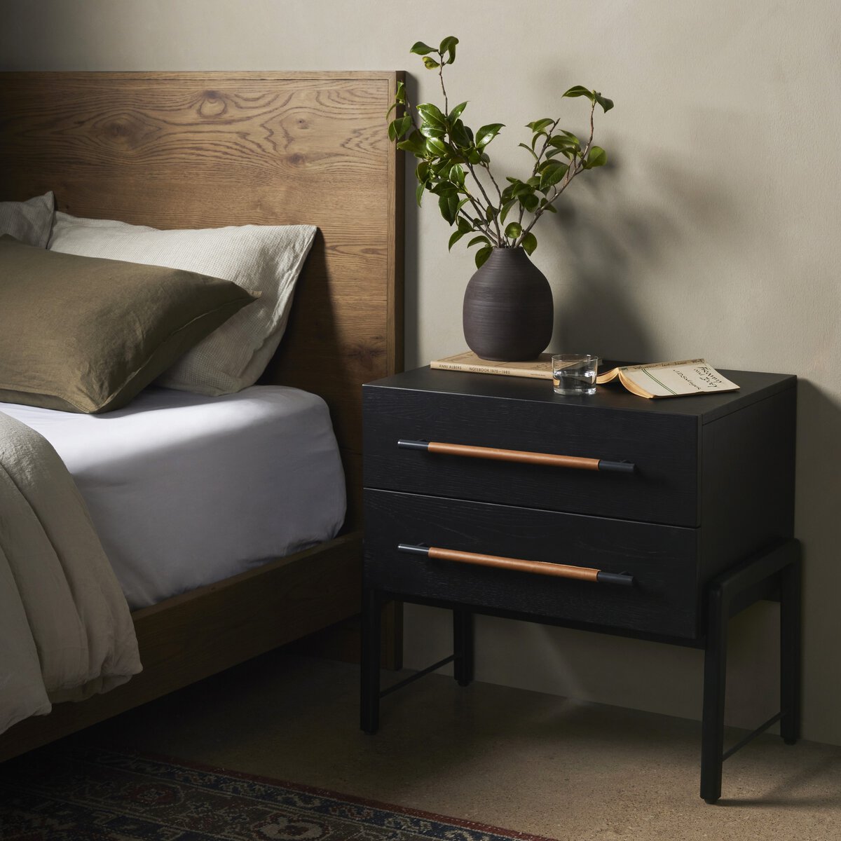 Magnolia 2-Drawer Nightstand (27.25")