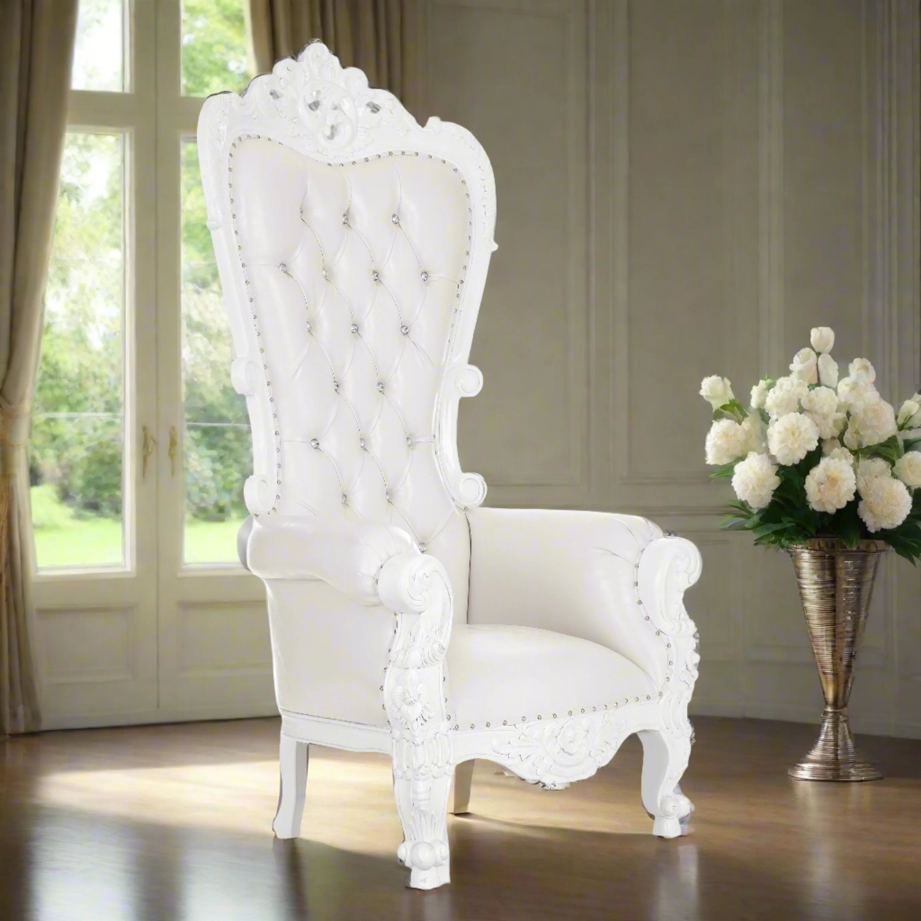 Tamira Queen Throne Chair