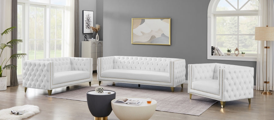 Michelle Vegan Leather Upholstered Chair