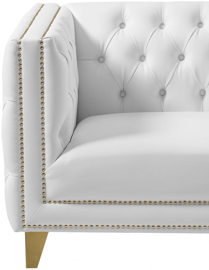 Michelle Vegan Leather Upholstered Chair