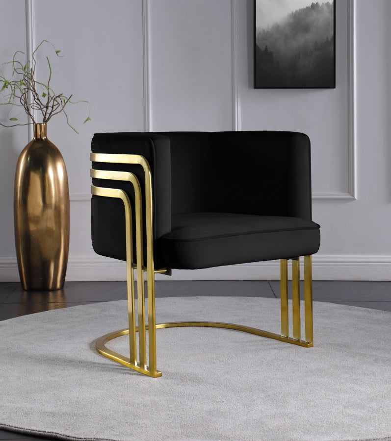 Fauteuil d'appoint rembourré en chenille Vivi 