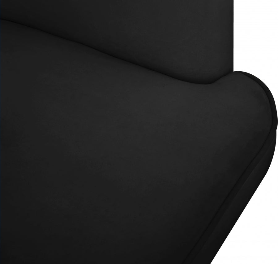 Fauteuil d'appoint rembourré en chenille Vivi 