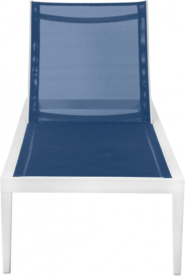 Nizuc Mesh Water Resistant Fabric Outdoor Patio Adjustable Sun Chaise Lounge Chair