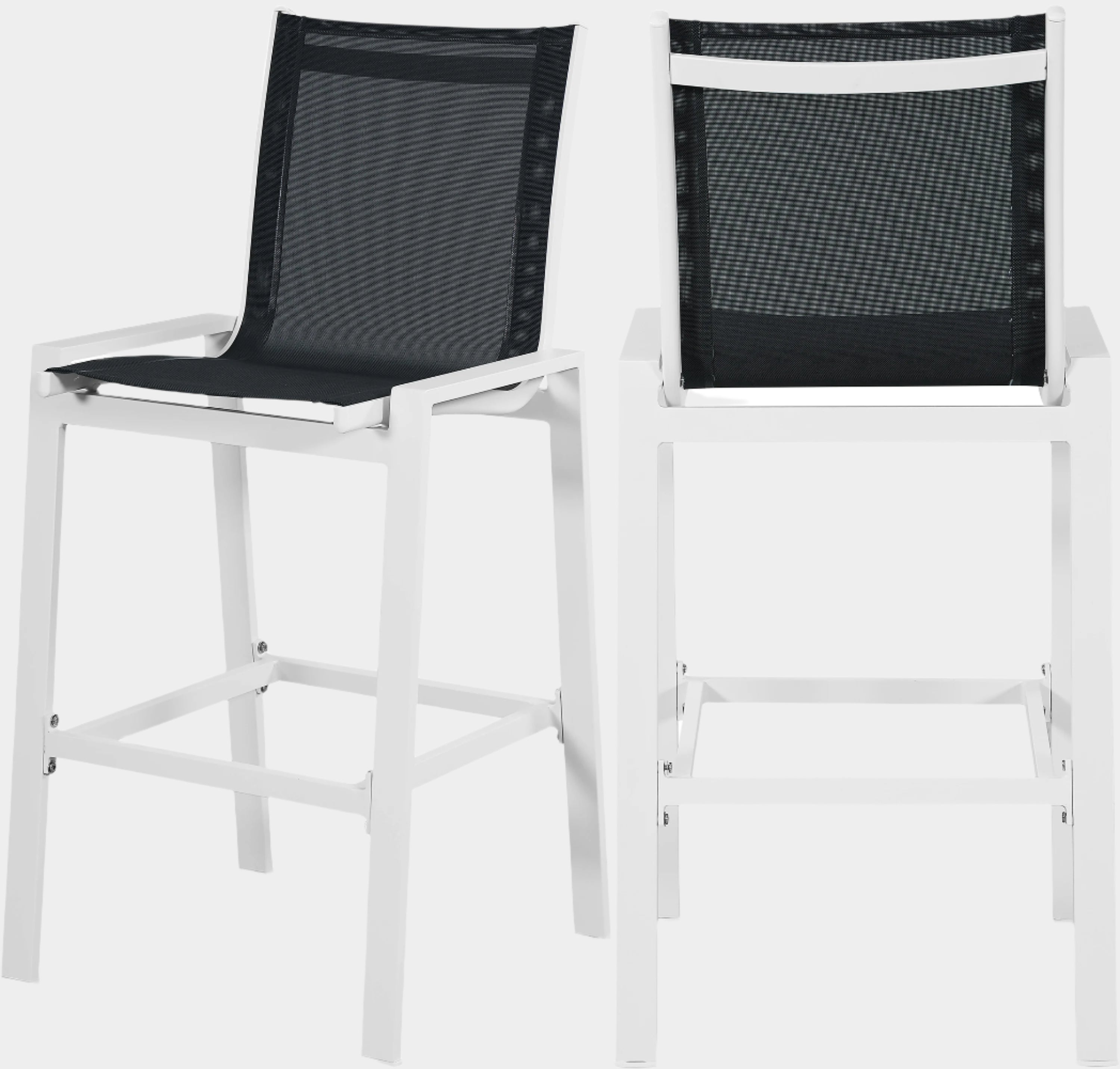 Nizuc Mesh Water Resistant Fabric Outdoor Patio Bar Stool