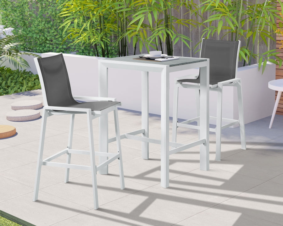 Nizuc Mesh Water Resistant Fabric Outdoor Patio Bar Stool